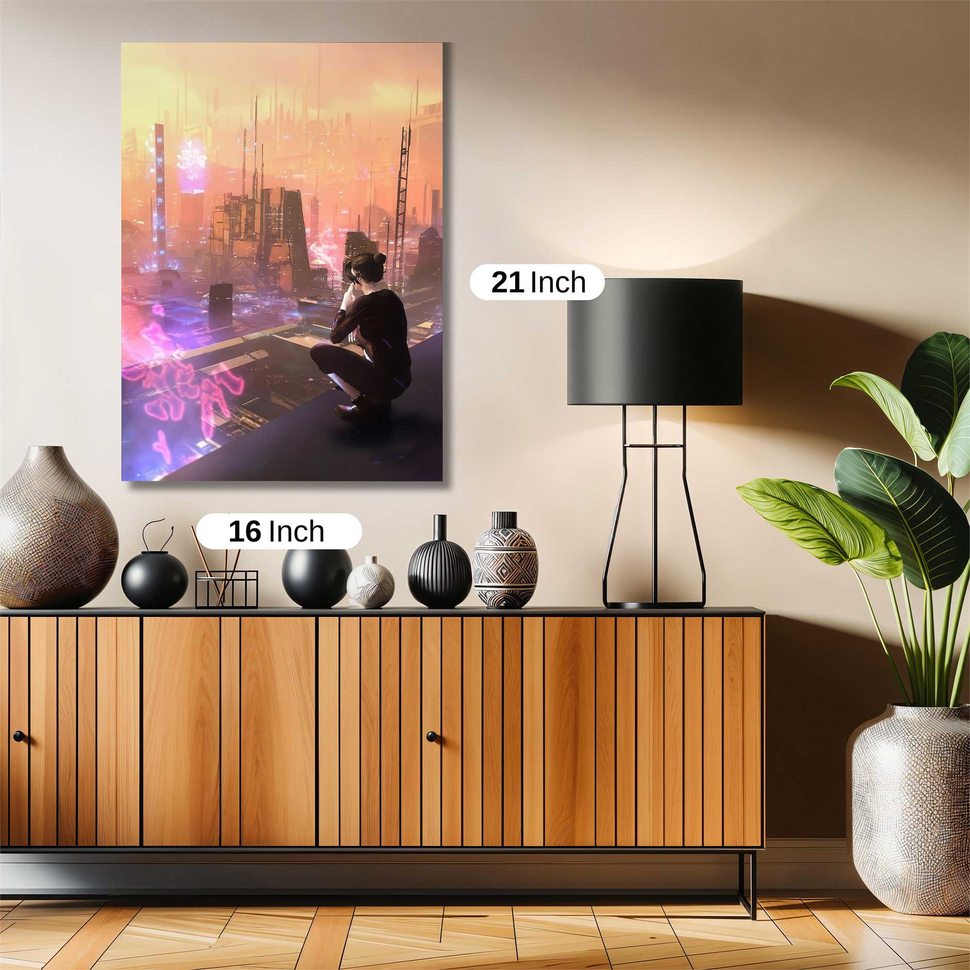 Futuristic Reverie Safe Wall Magnetic / M