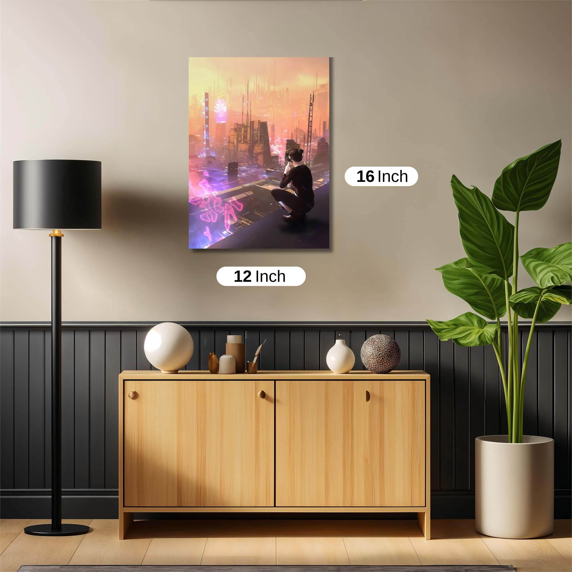 Futuristic Reverie Safe Wall Magnetic / M