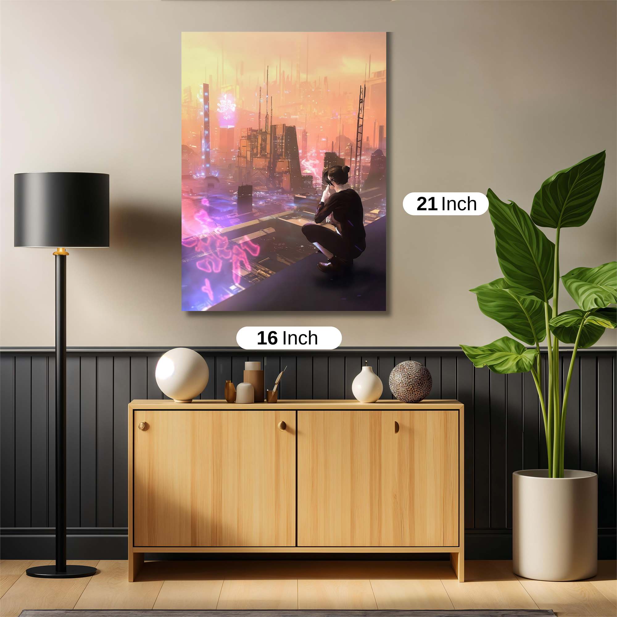 Futuristic Reverie Safe Wall Magnetic / M