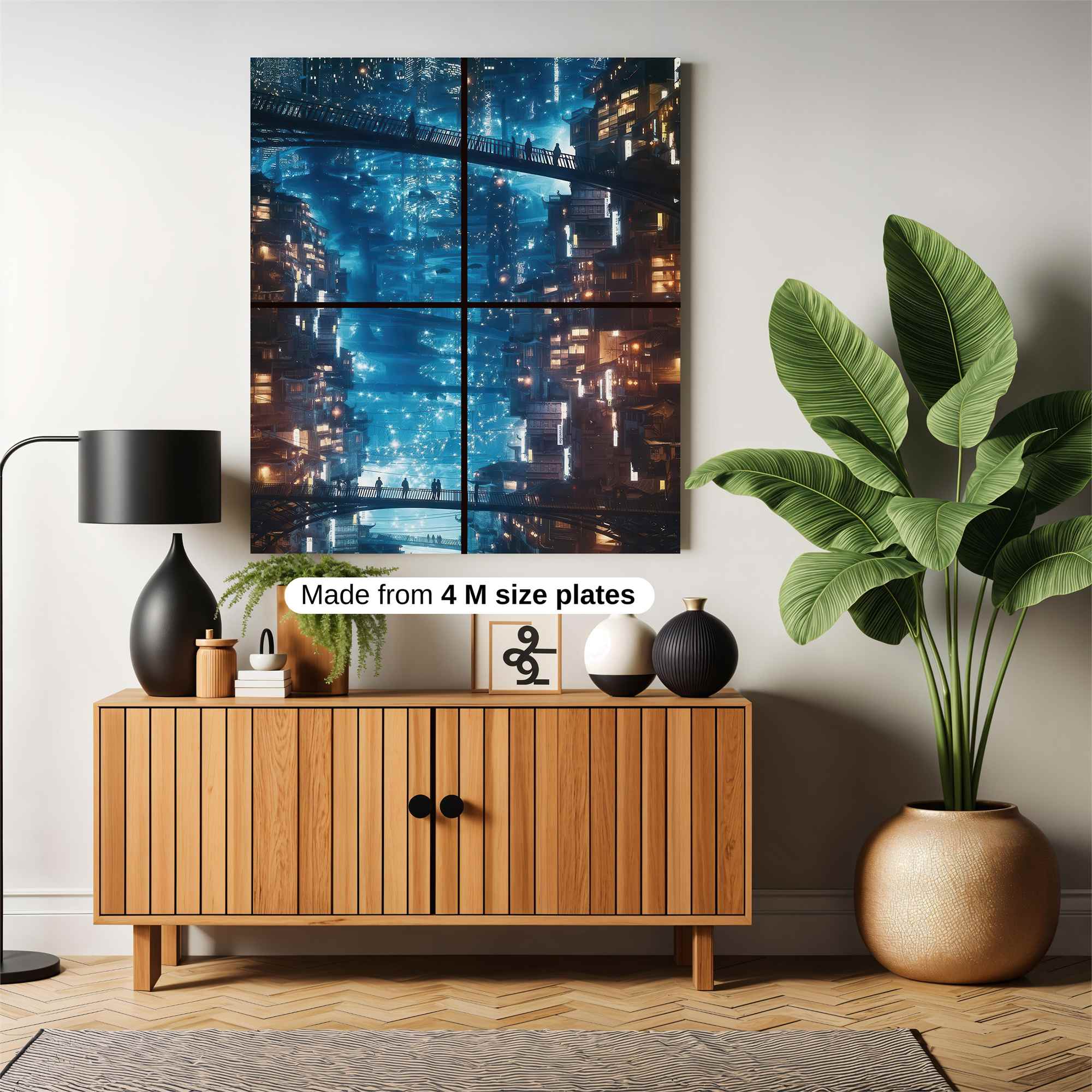 Cyber Skyline Safe Wall Magnetic / M