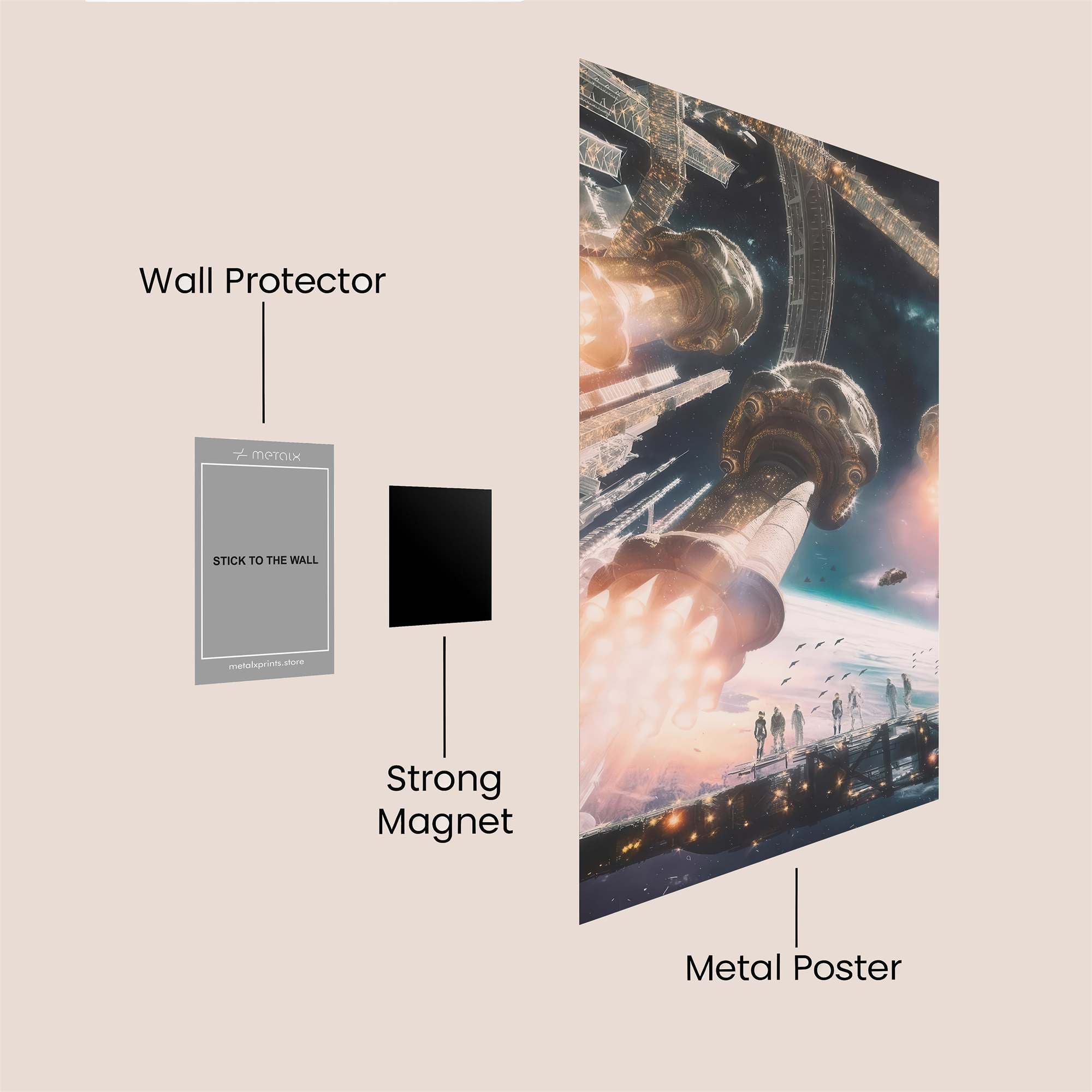 Galactic Departure Safe Wall Magnetic / M