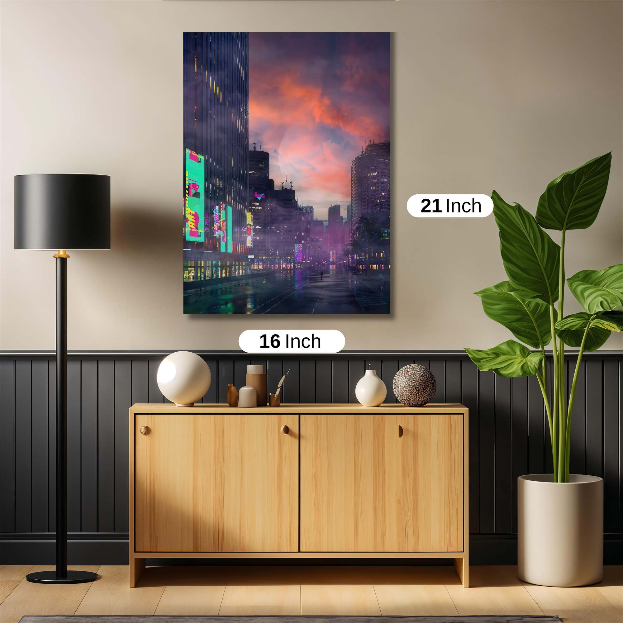 Neon Reverie Safe Wall Magnetic / M