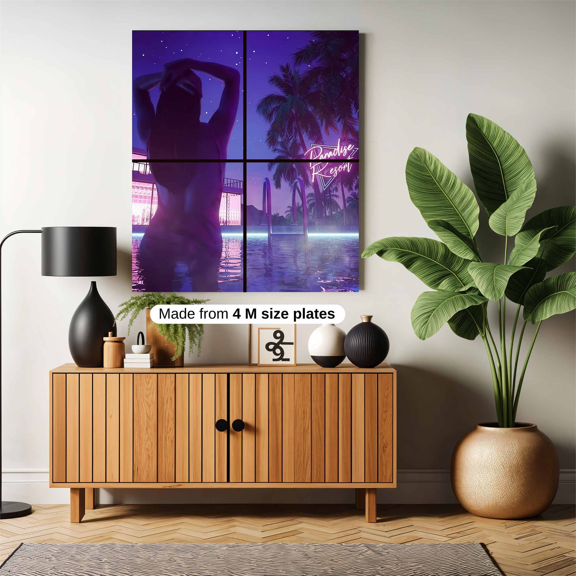 Paradise Tranquility Safe Wall Magnetic / M