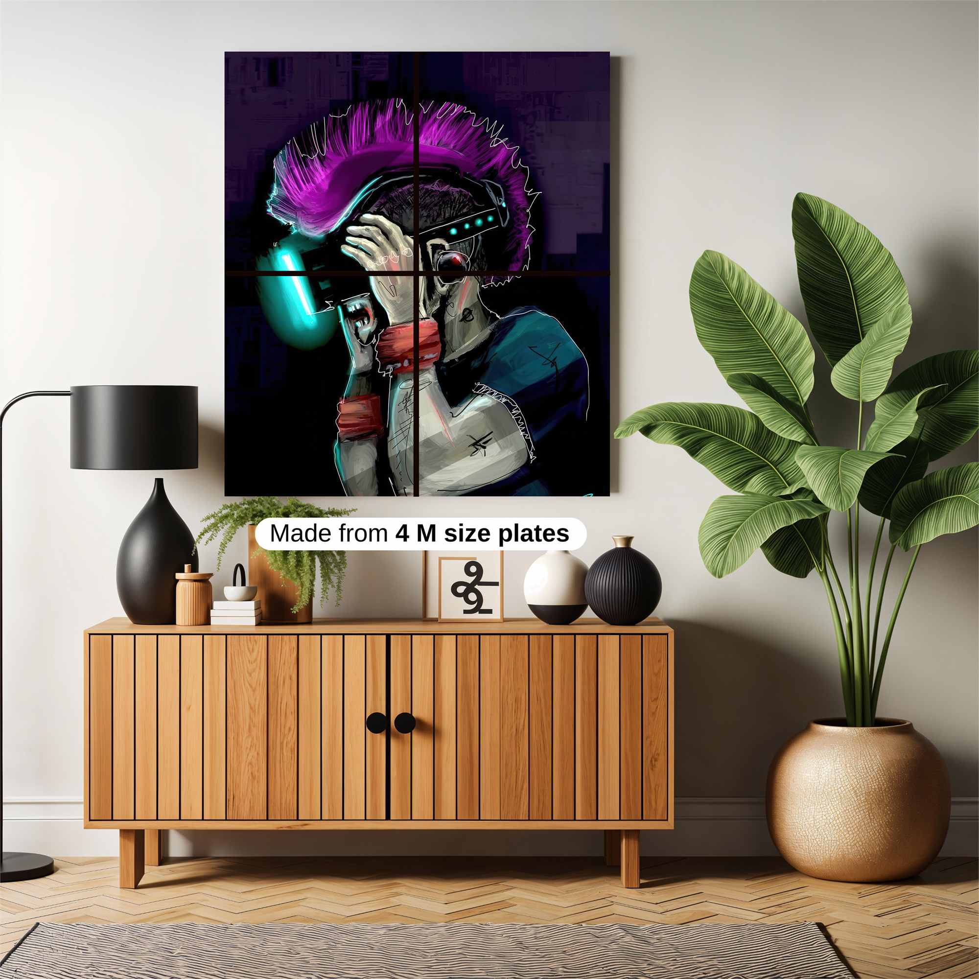 Neon Visionary Safe Wall Magnetic / M