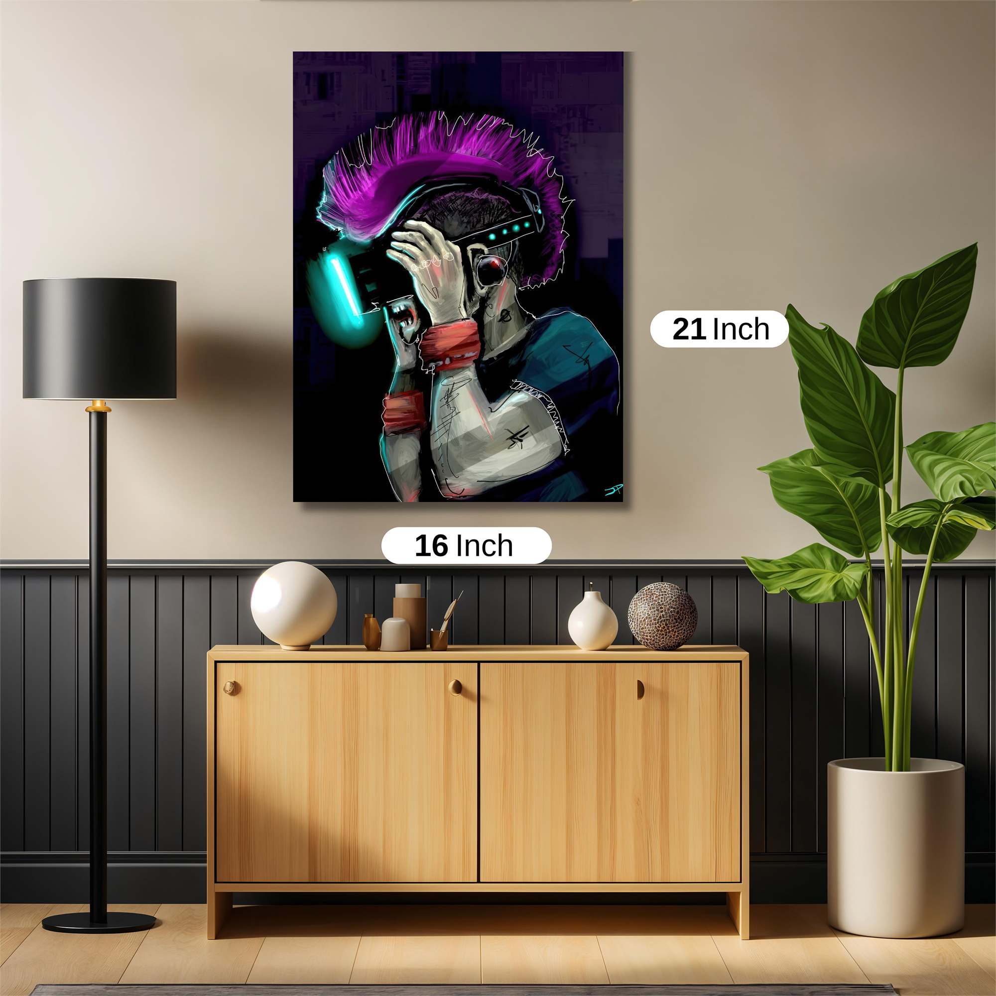 Neon Visionary Safe Wall Magnetic / M