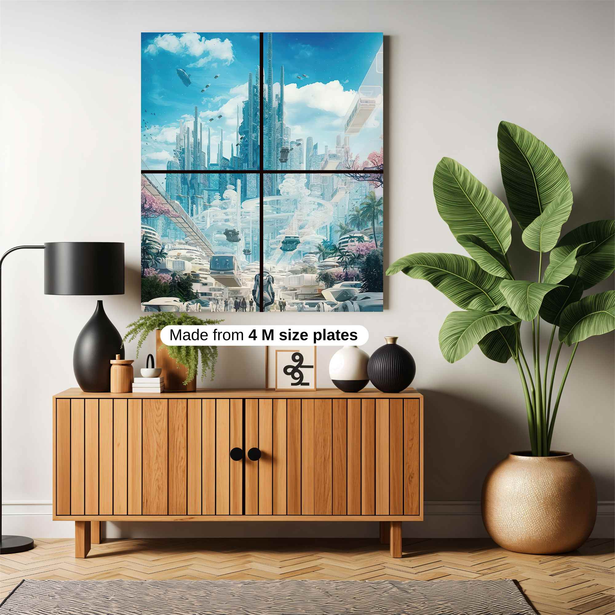 Futuristic Harmony Safe Wall Magnetic / M