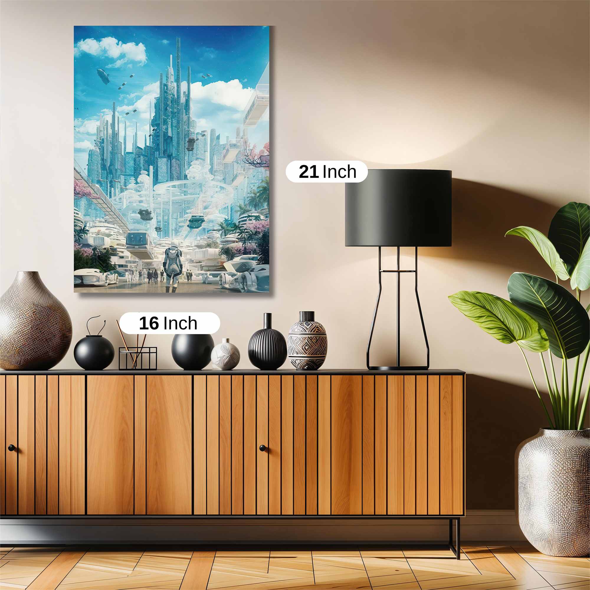 Futuristic Harmony Safe Wall Magnetic / M