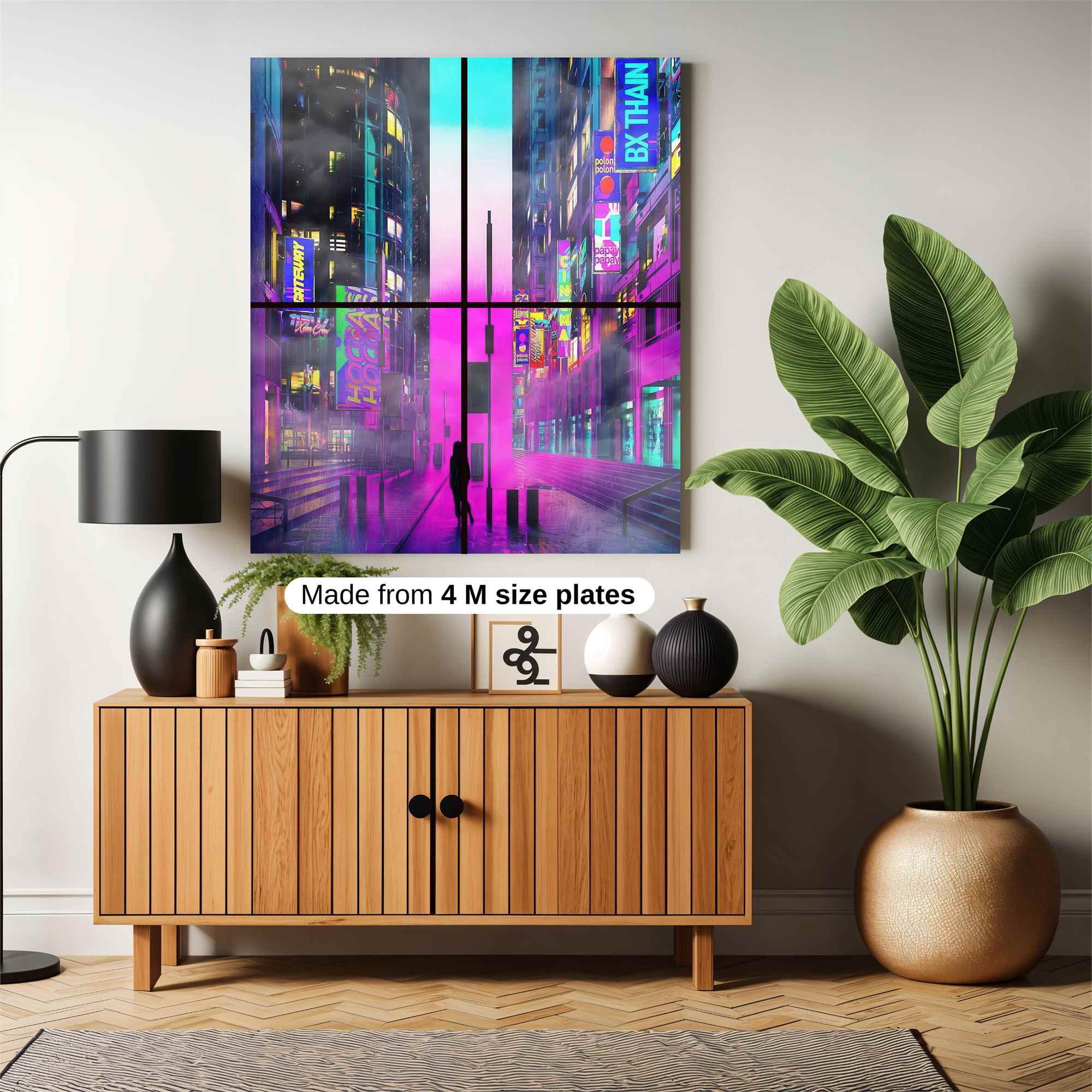 Neon Serenity Safe Wall Magnetic / M