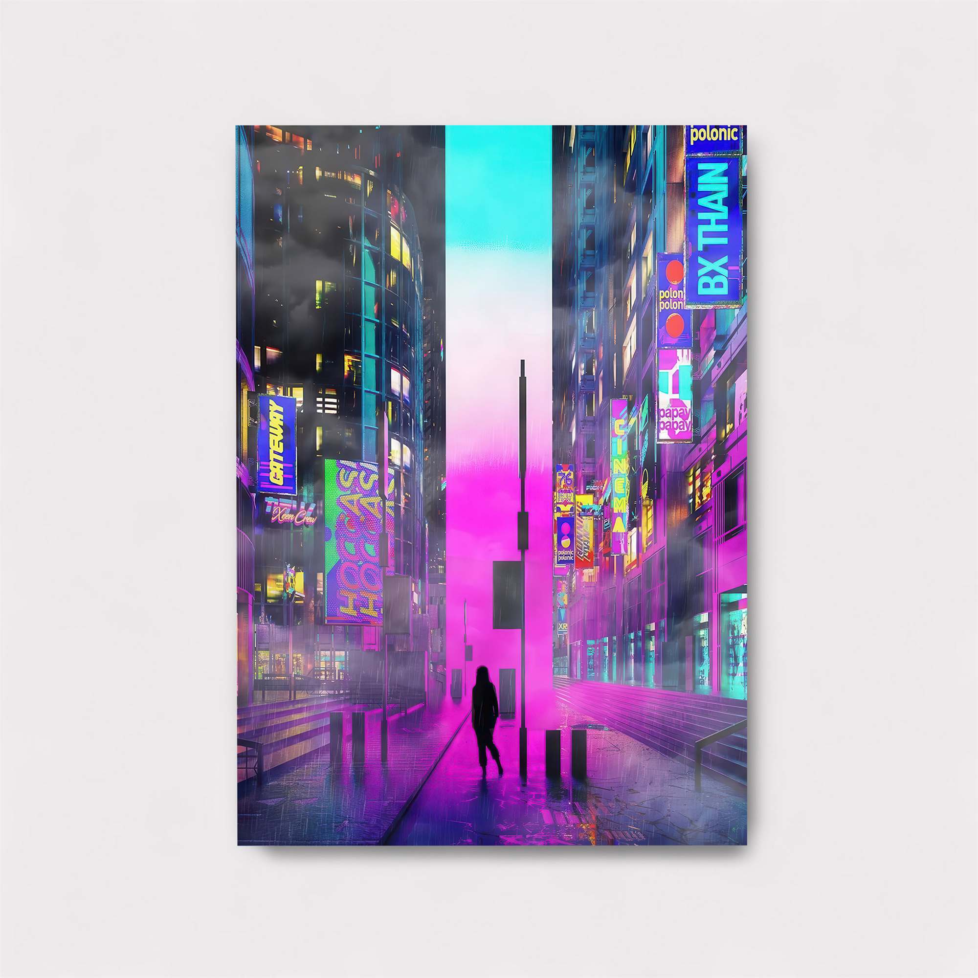 Neon Serenity Safe Wall Magnetic / M