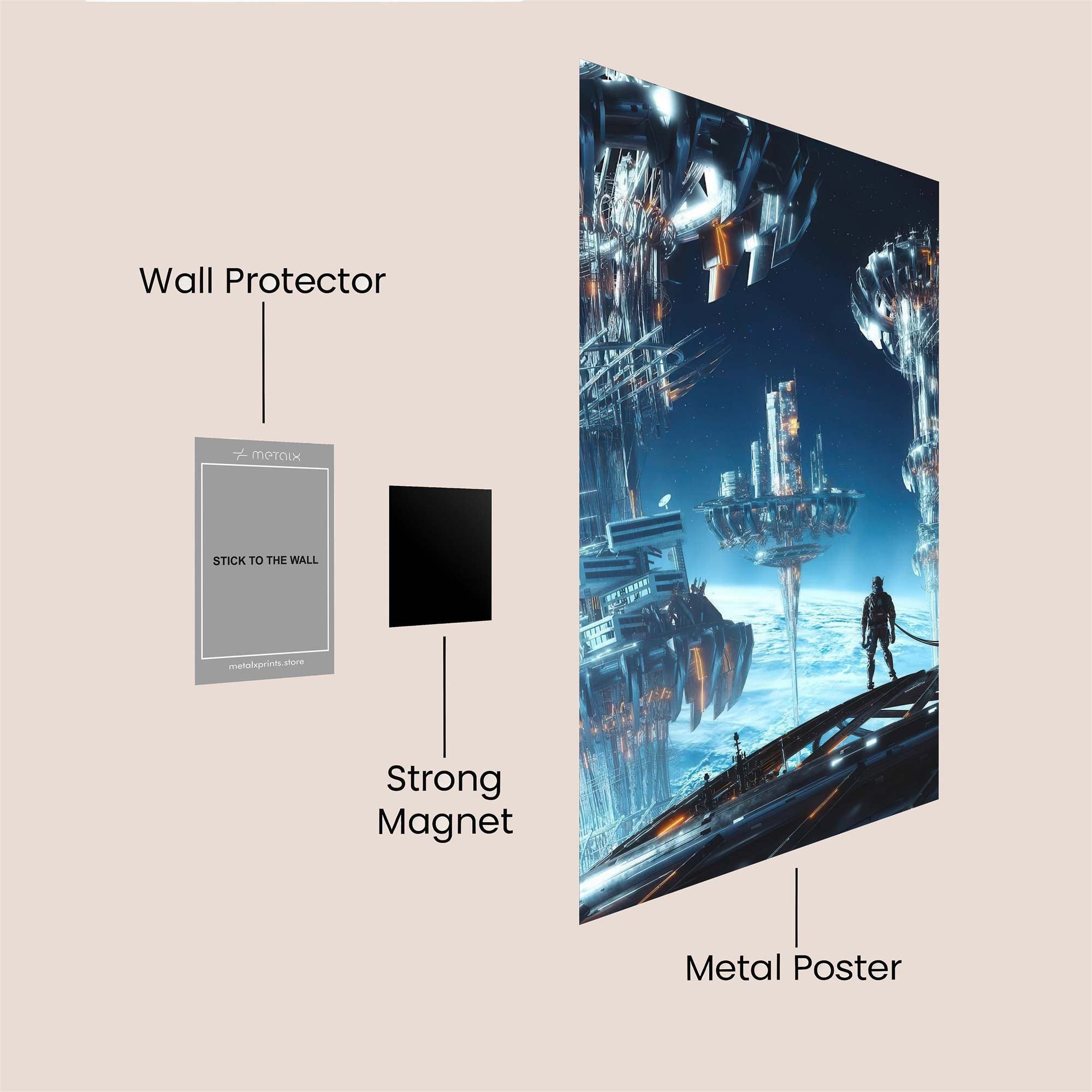 Galactic Serenity Safe Wall Magnetic / M