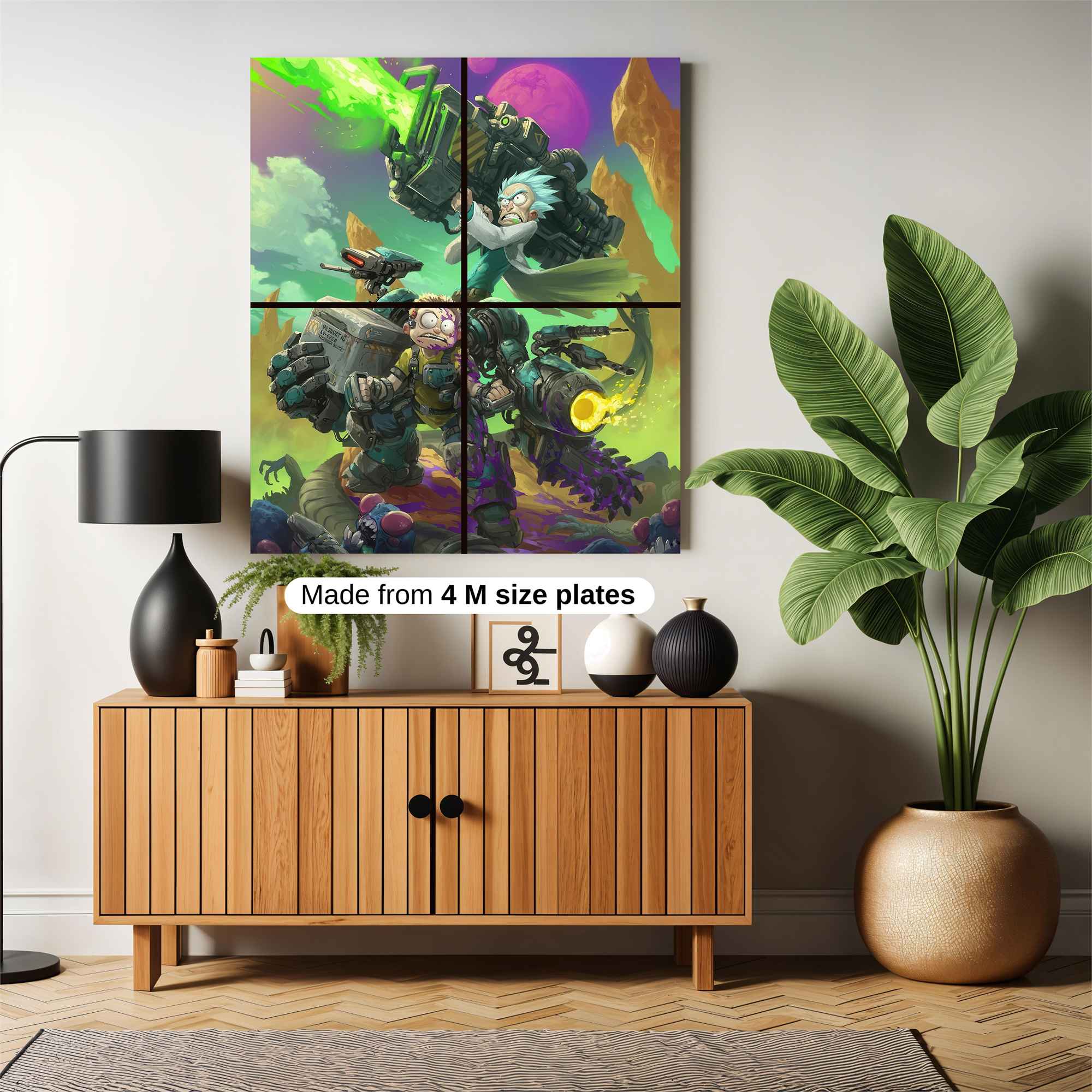 Galactic Mayhem Safe Wall Magnetic / M