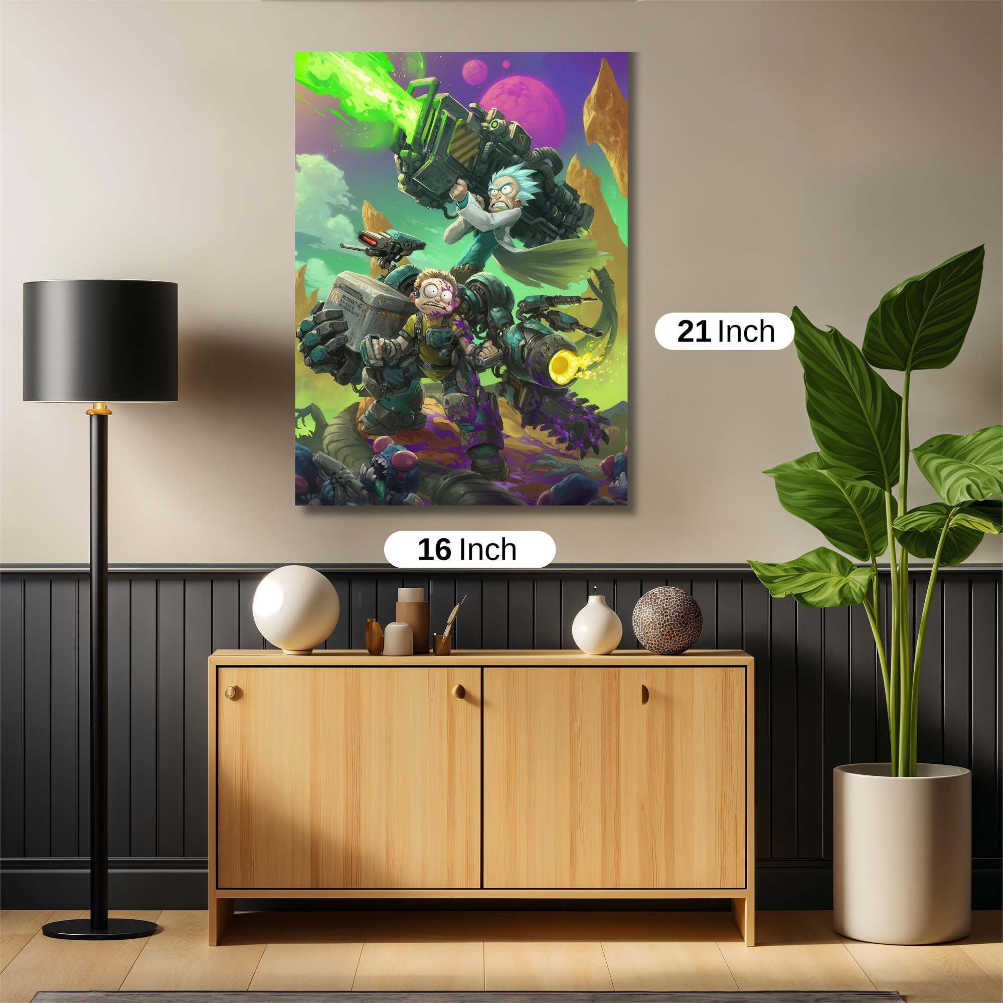 Galactic Mayhem Safe Wall Magnetic / M