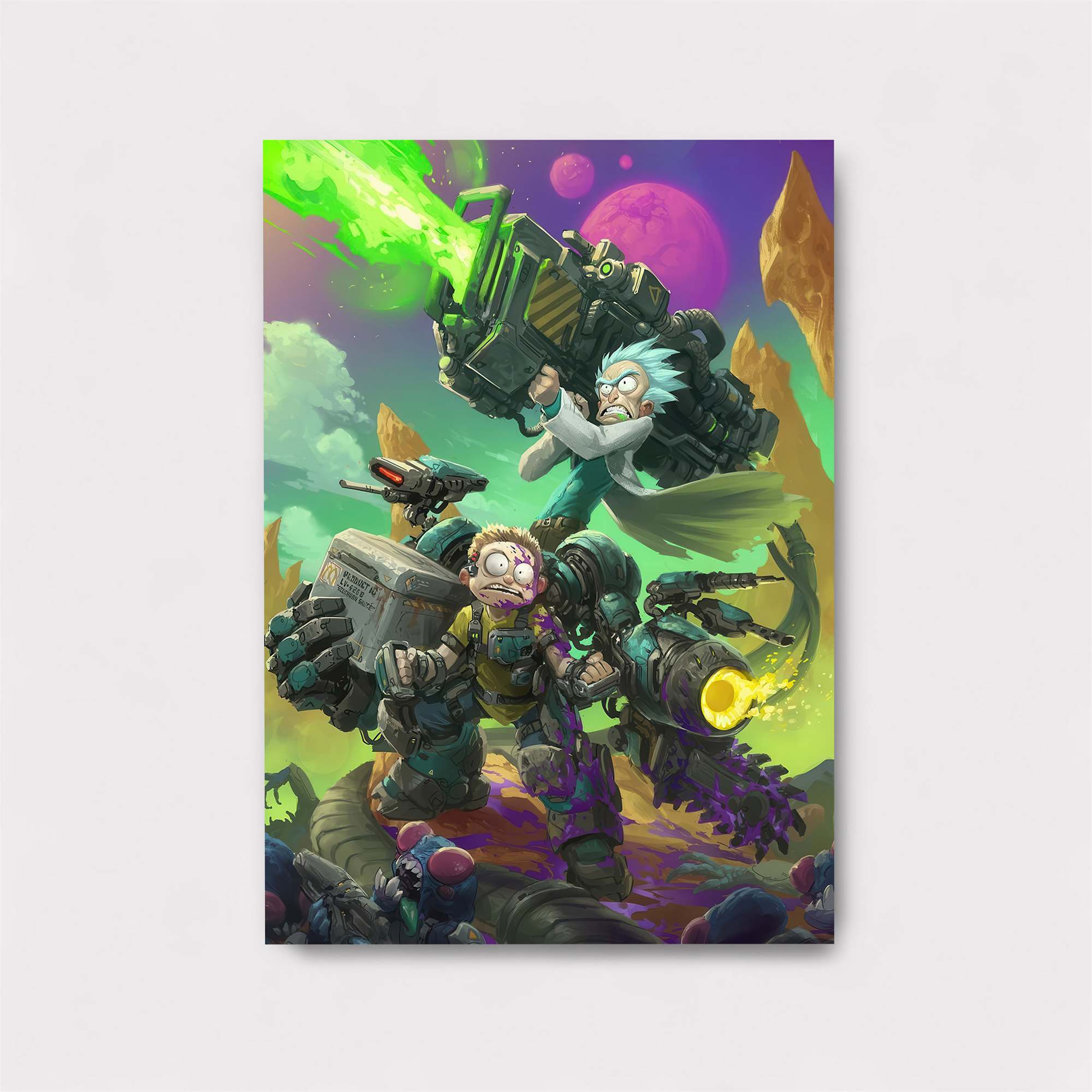 Galactic Mayhem Safe Wall Magnetic / M