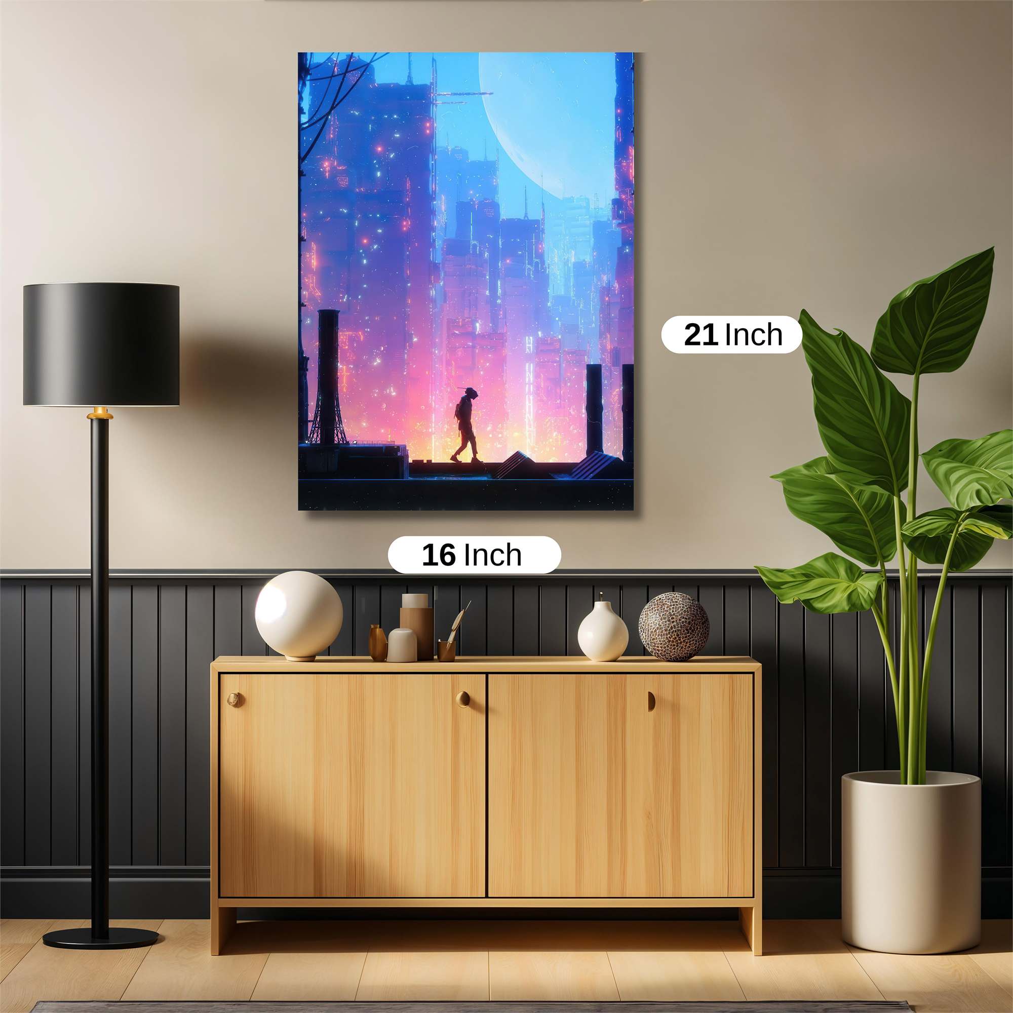 Neon Stroll Safe Wall Magnetic / M