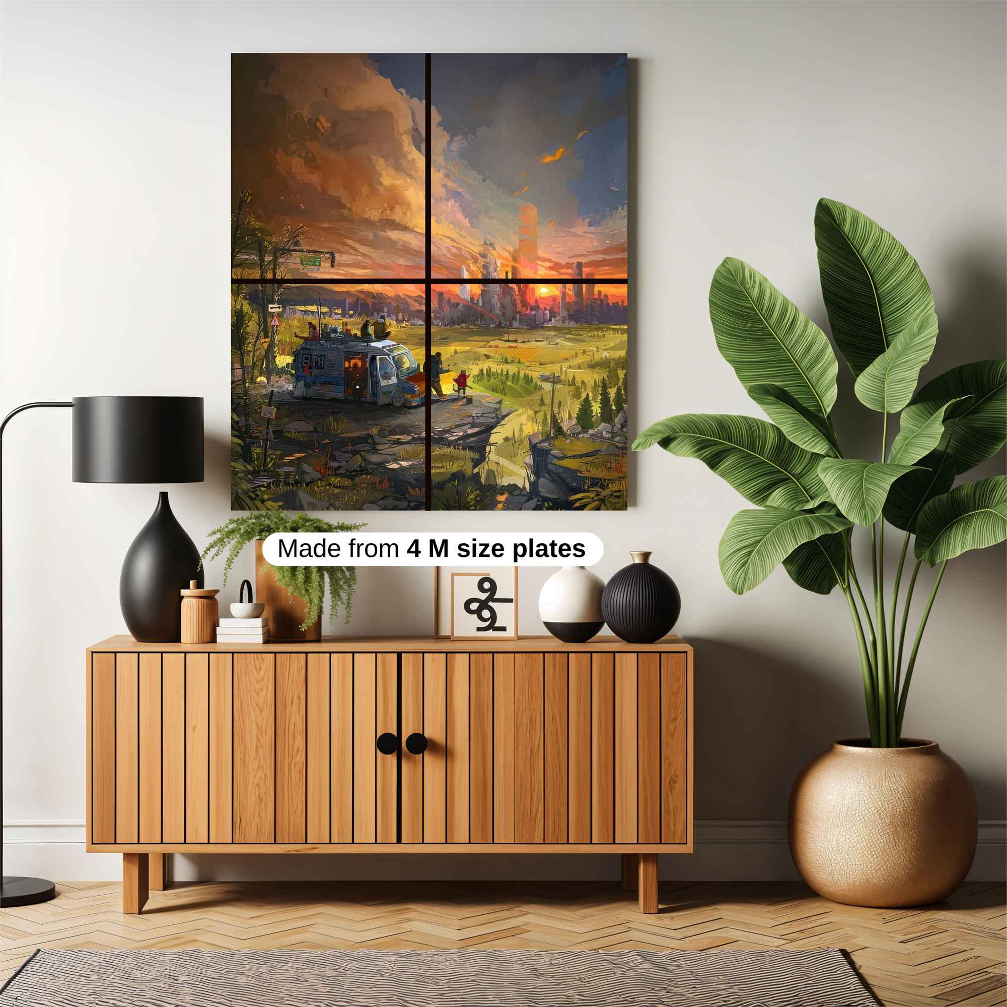 Sunset Reverie Safe Wall Magnetic / M