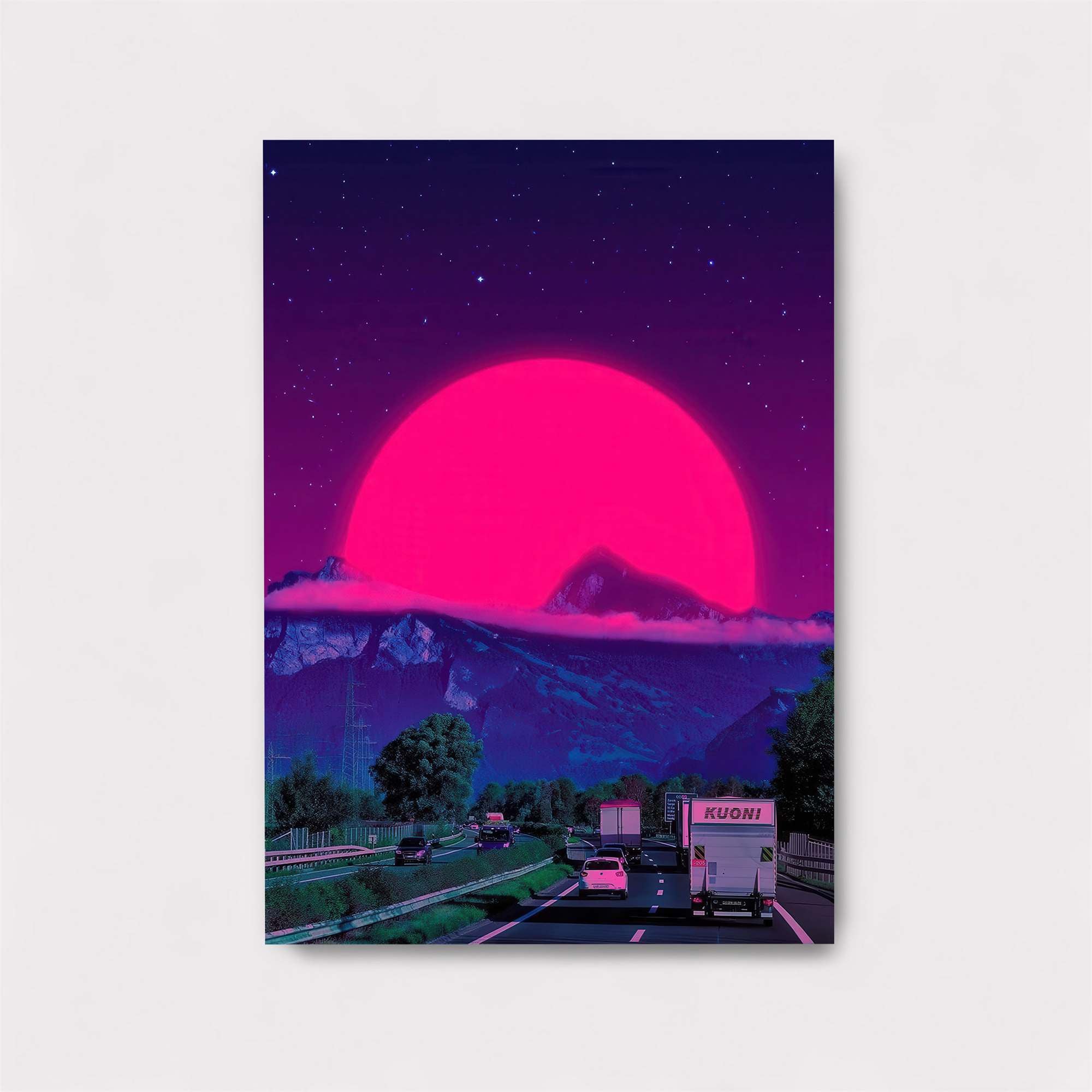 Neon Horizon Safe Wall Magnetic / M