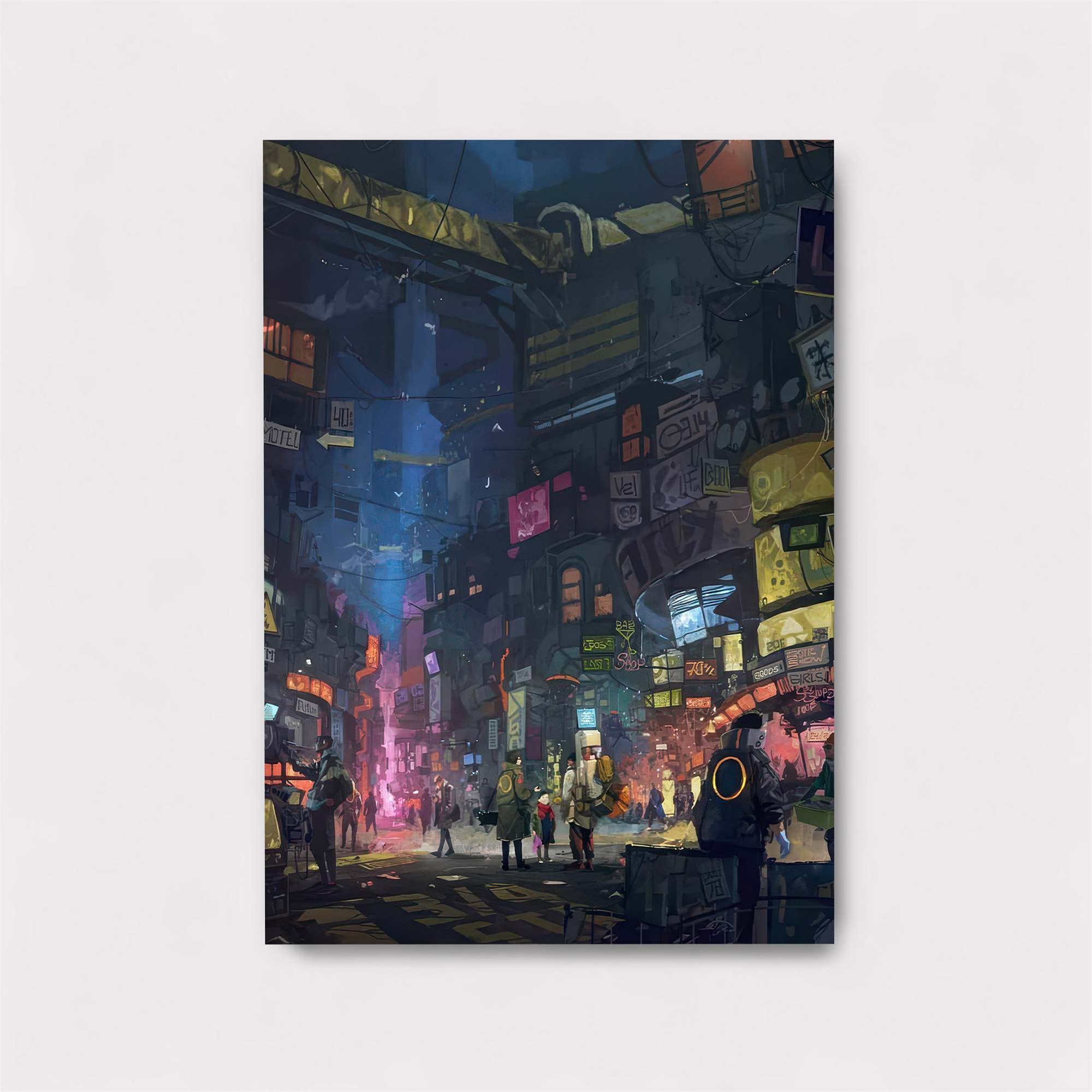 Neon Whirlwind Safe Wall Magnetic / M