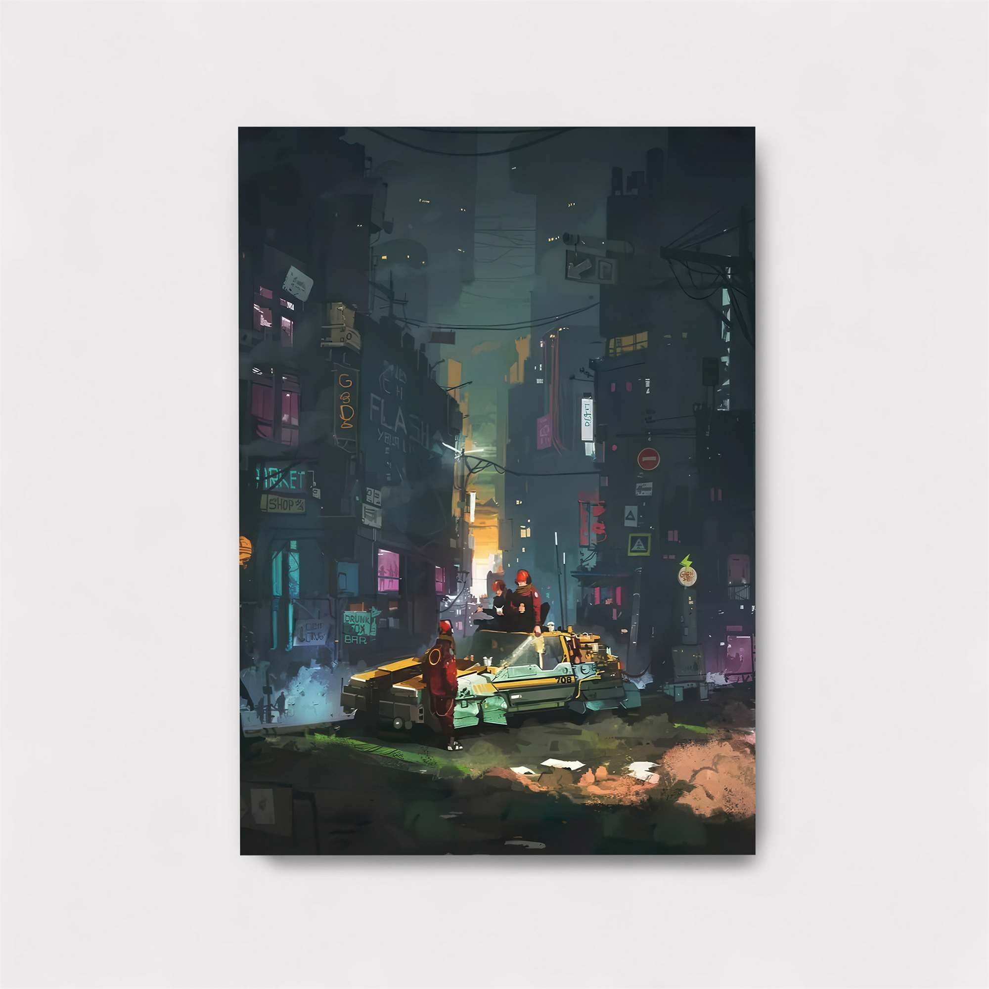 Neon Desolation Safe Wall Magnetic / M