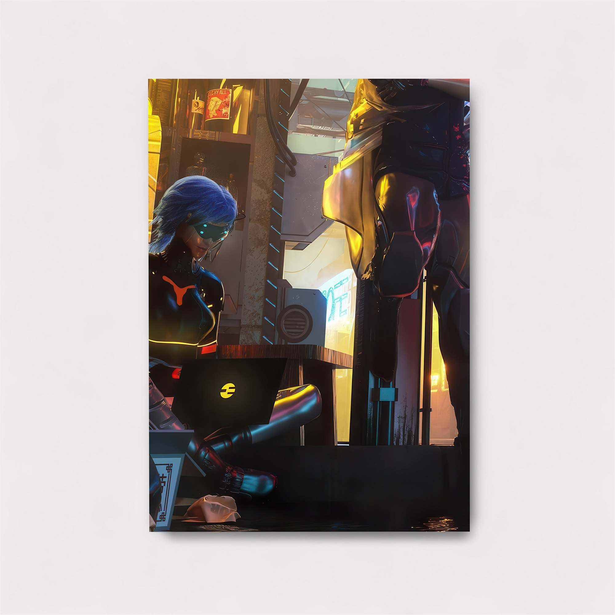 Cyber Serenity Safe Wall Magnetic / M