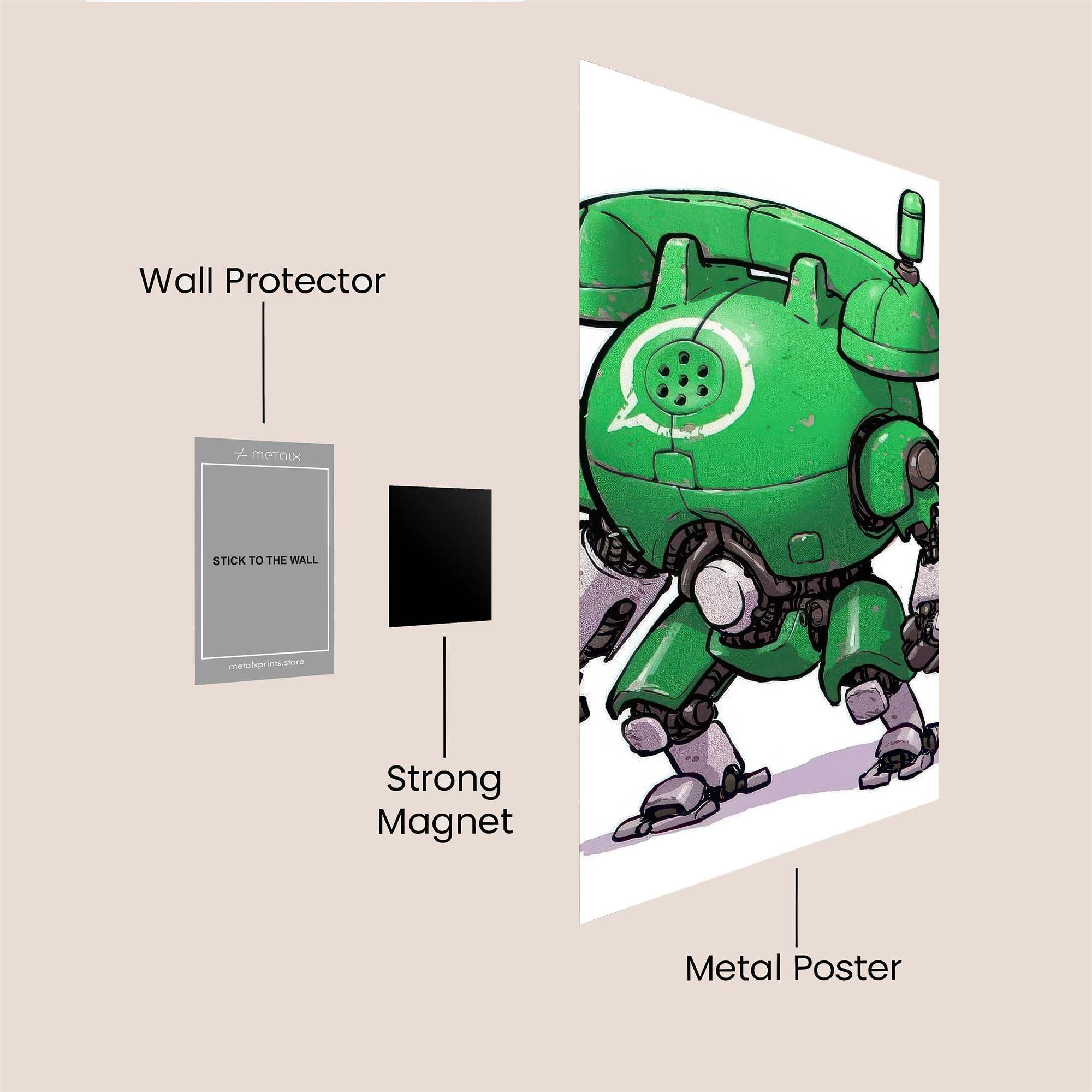 Telebot Quirky Safe Wall Magnetic / M