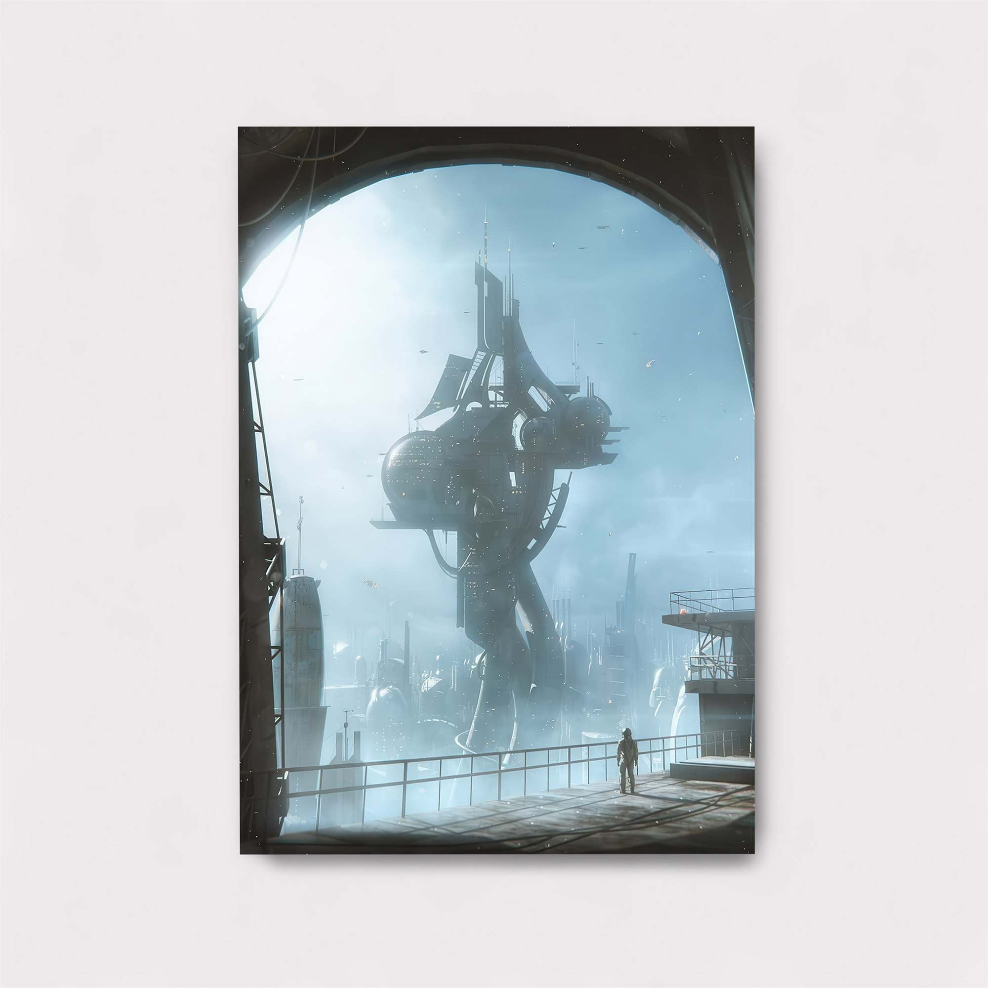 Futuristic Solitude Safe Wall Magnetic / M