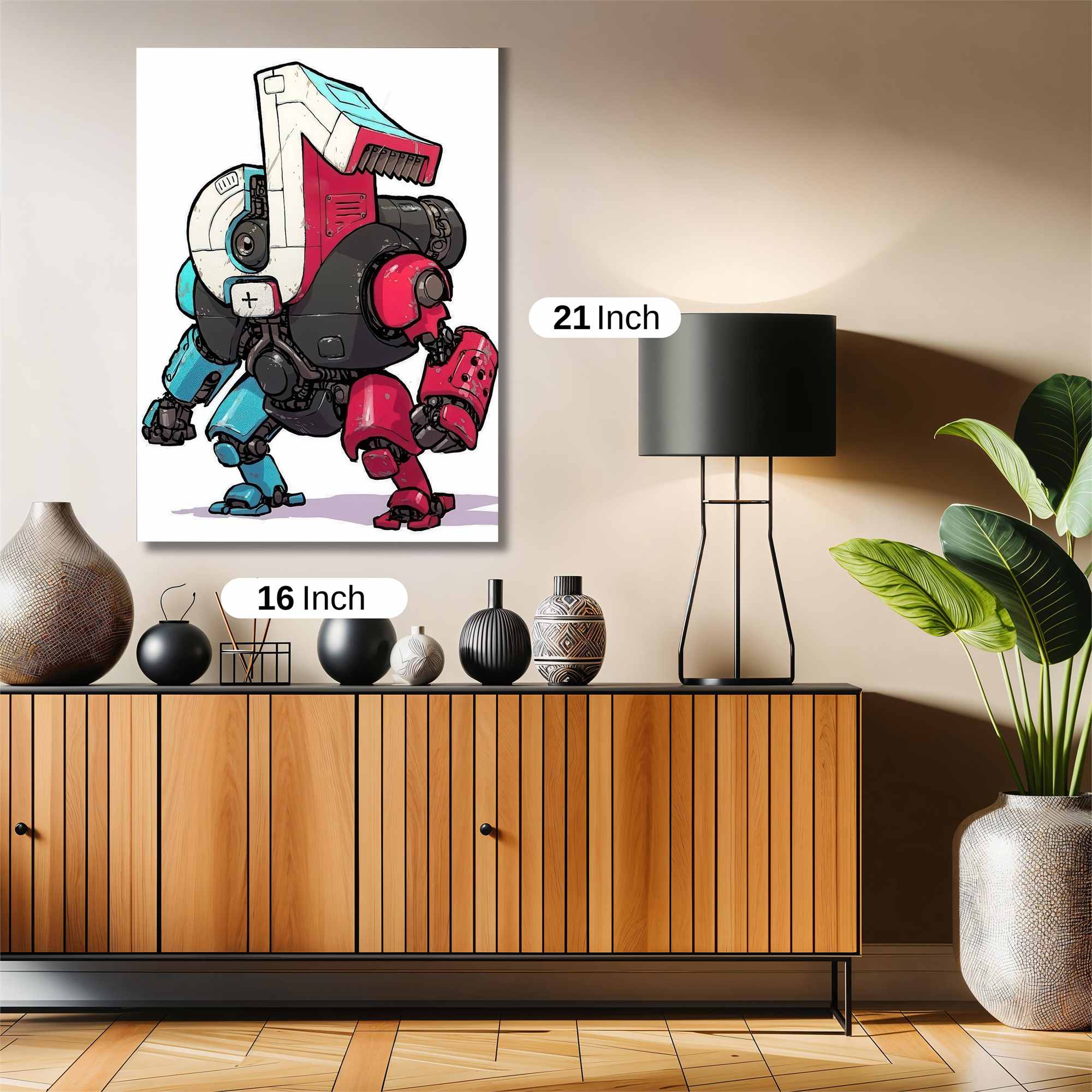 Robot Whimsy Safe Wall Magnetic / M