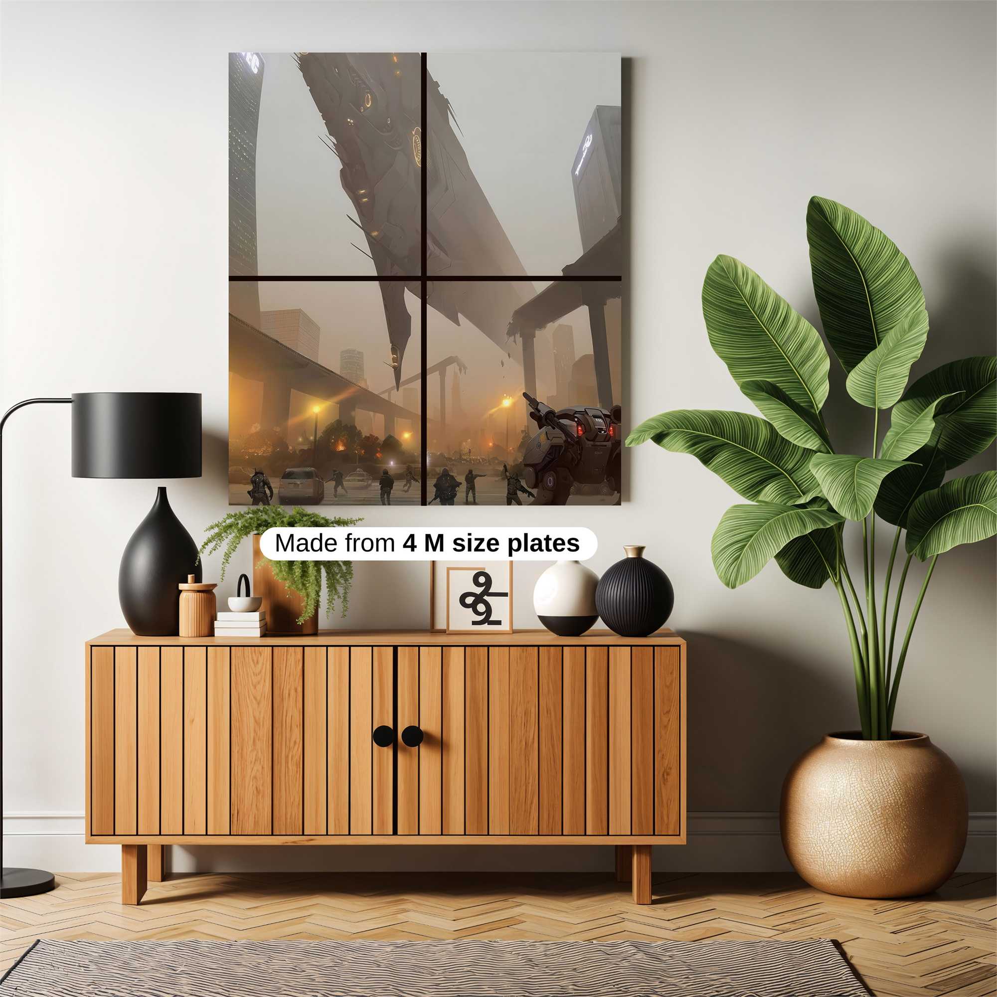 Dystopian Descent Safe Wall Magnetic / M