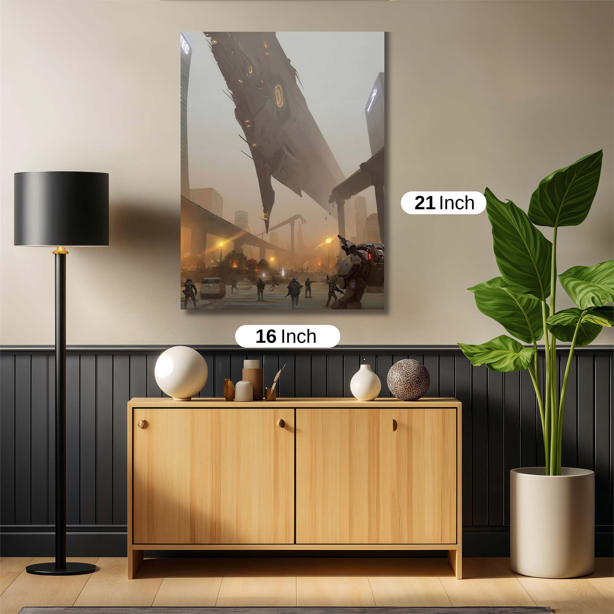 Dystopian Descent Safe Wall Magnetic / M