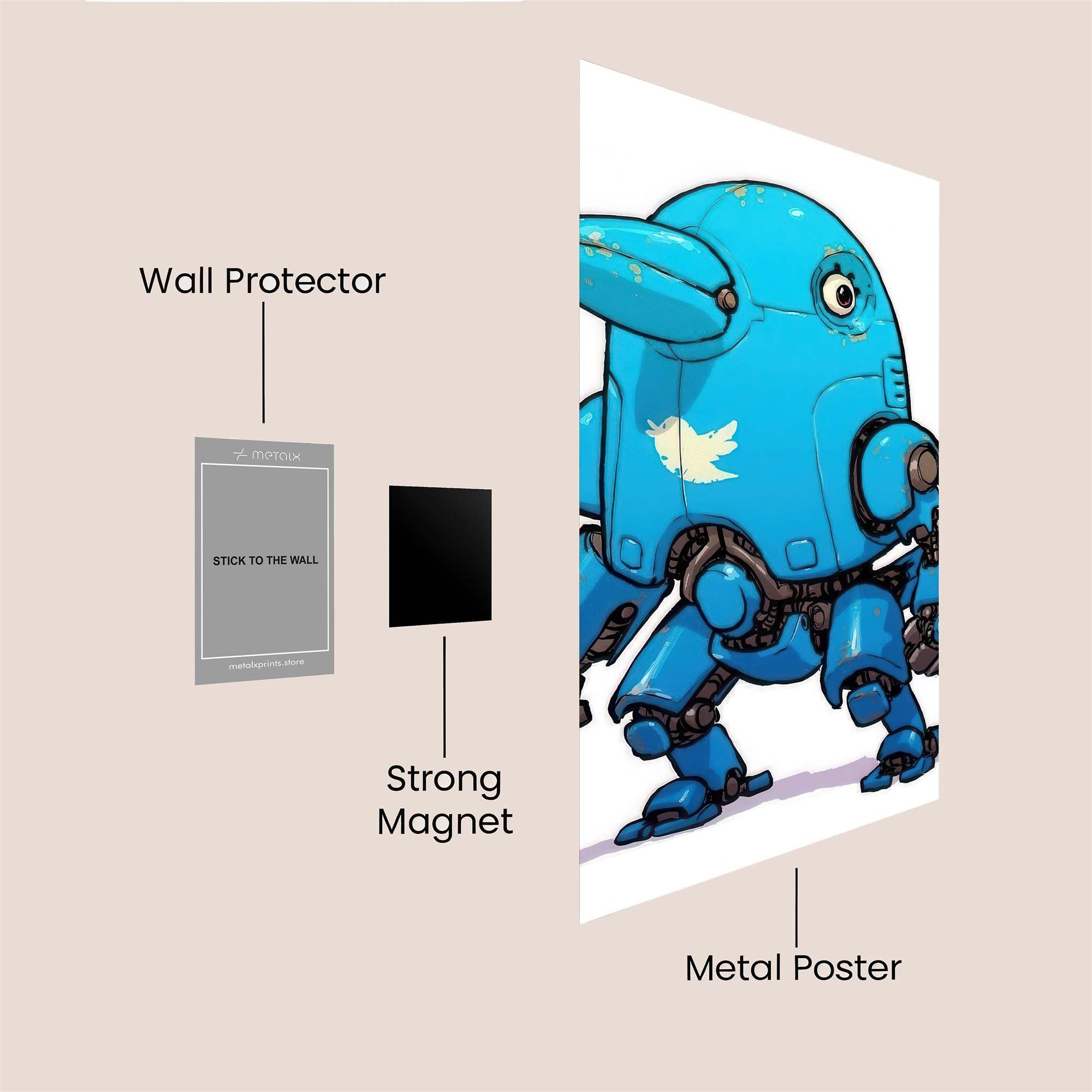 Avian Automaton Safe Wall Magnetic / M