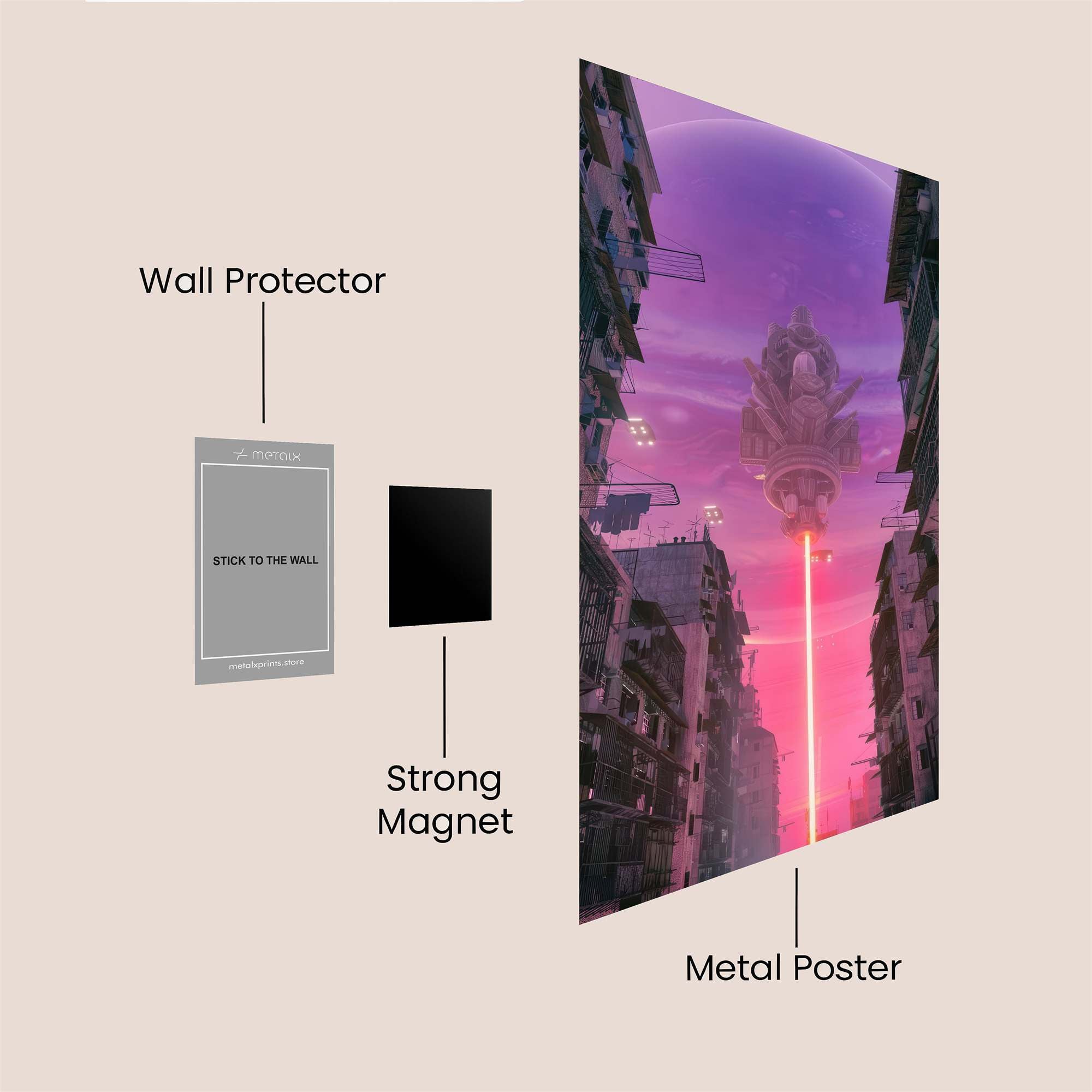 Astronaut Eerie Safe Wall Magnetic / M