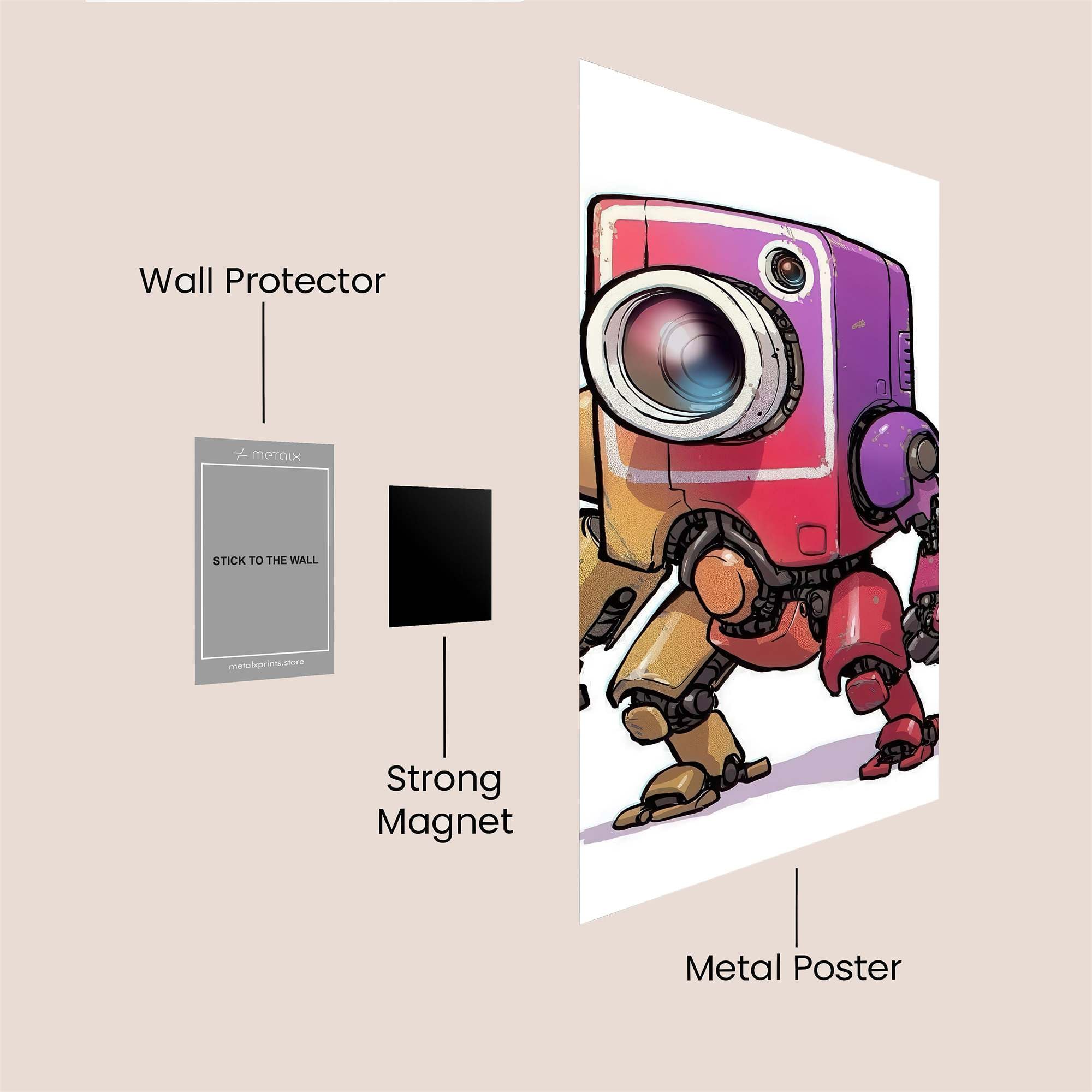 Insta Mech Safe Wall Magnetic / M