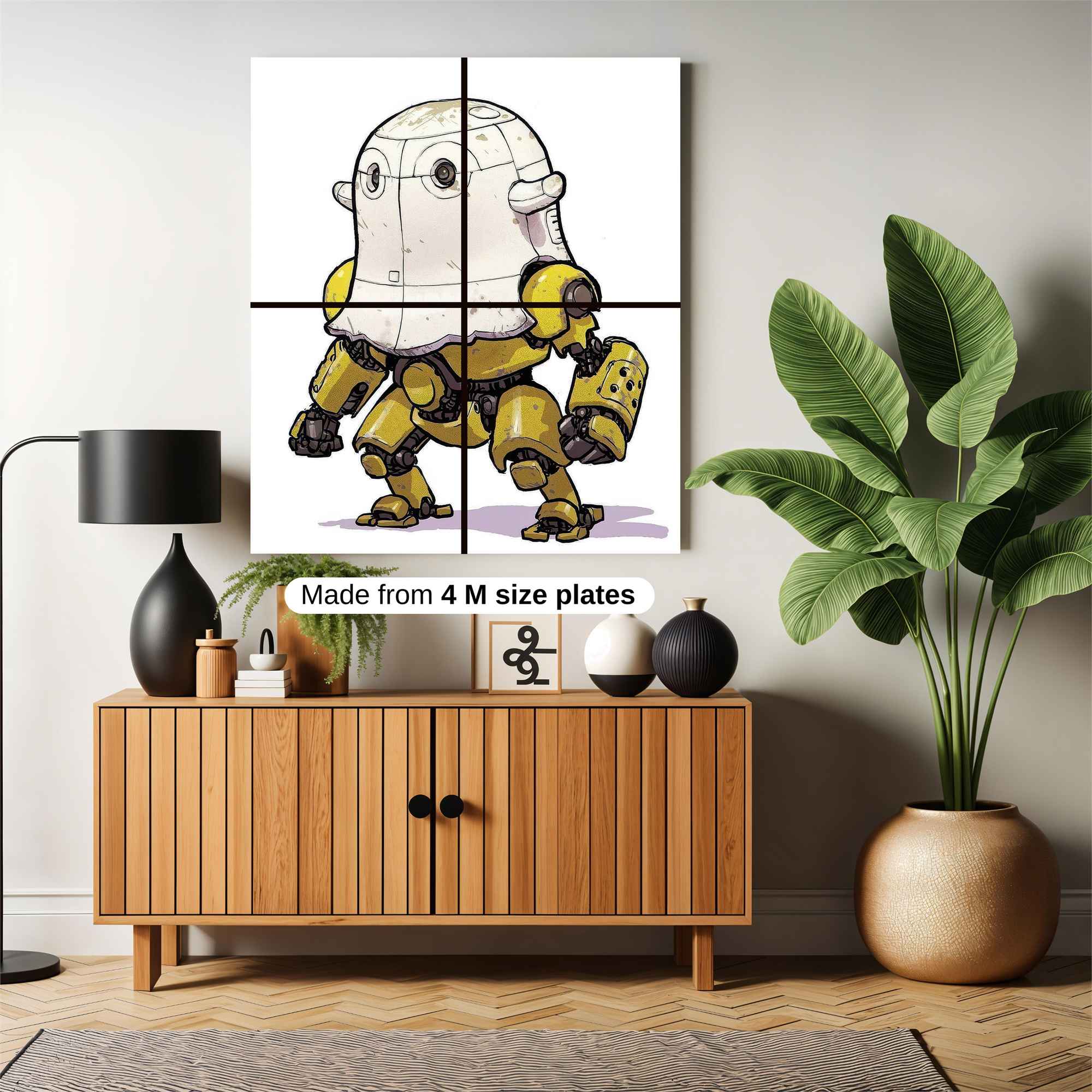 Robot Quirk Safe Wall Magnetic / M