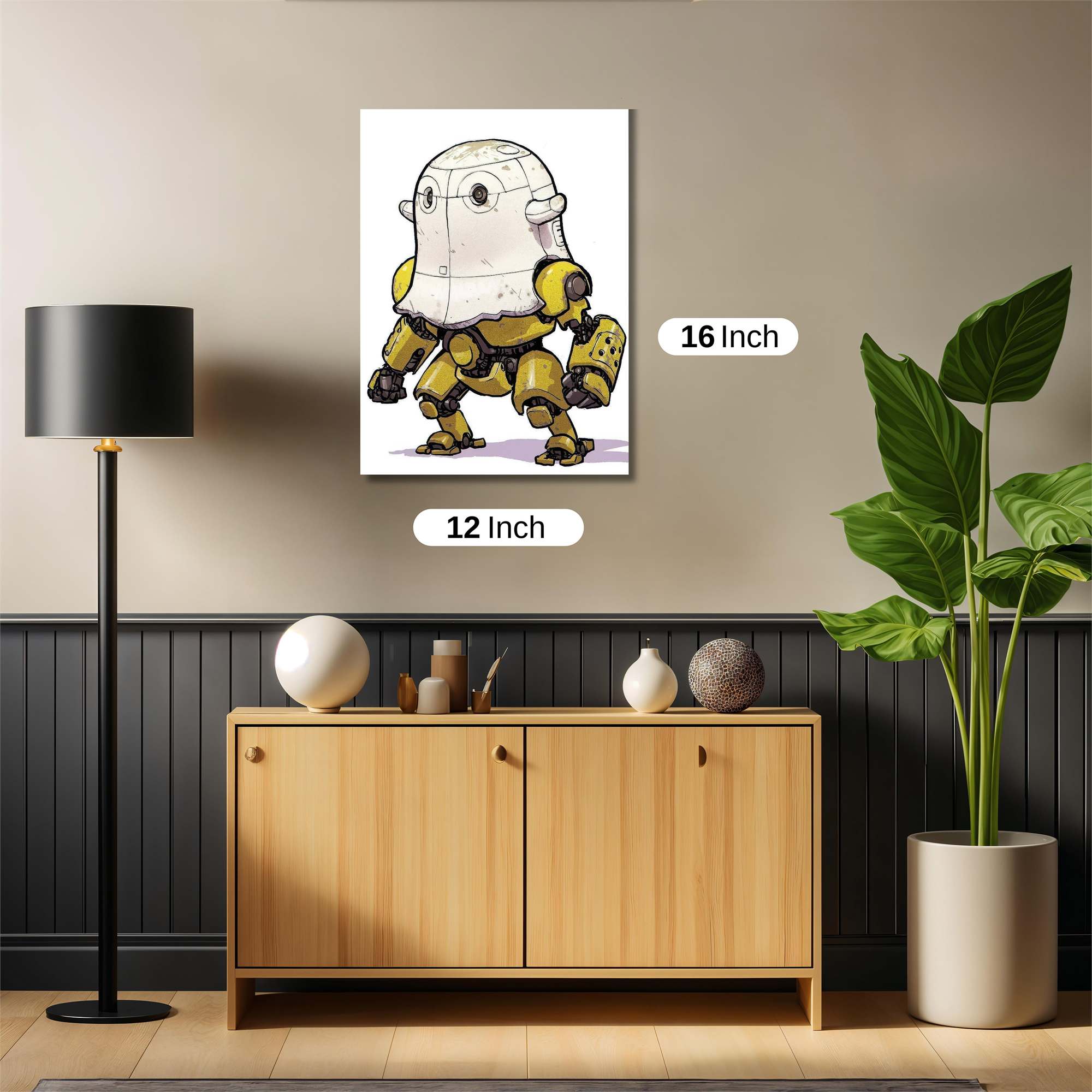 Robot Quirk Safe Wall Magnetic / M