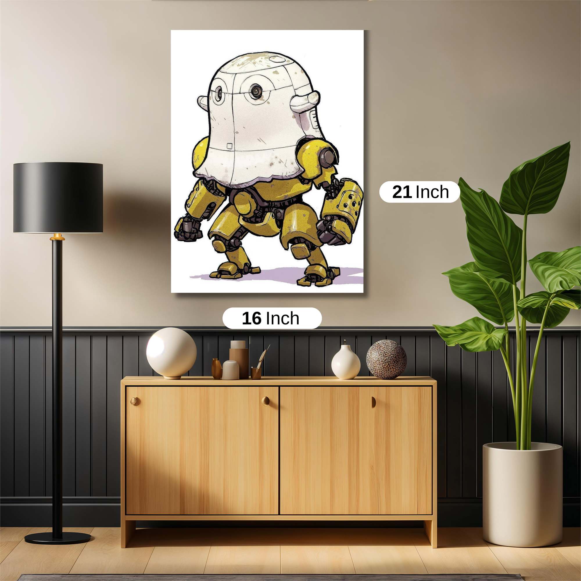 Robot Quirk Safe Wall Magnetic / M