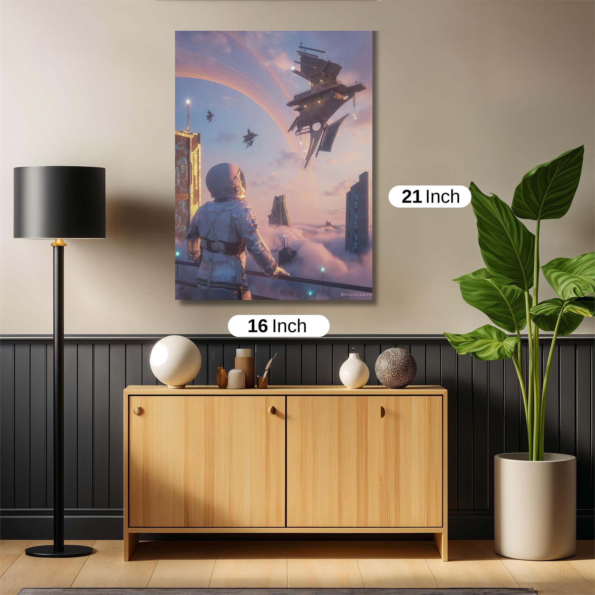 Skyward Wanderlust Safe Wall Magnetic / M