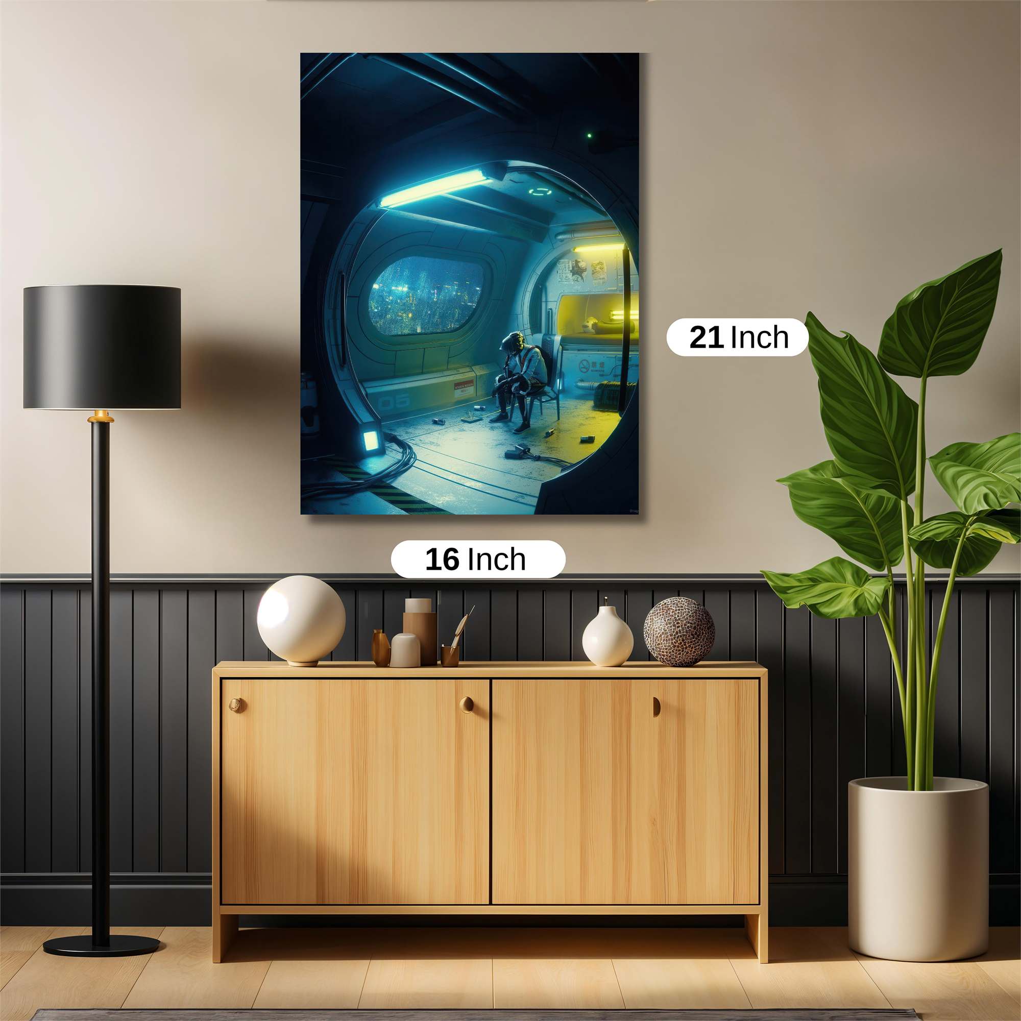 Cyborg Solitude Safe Wall Magnetic / M