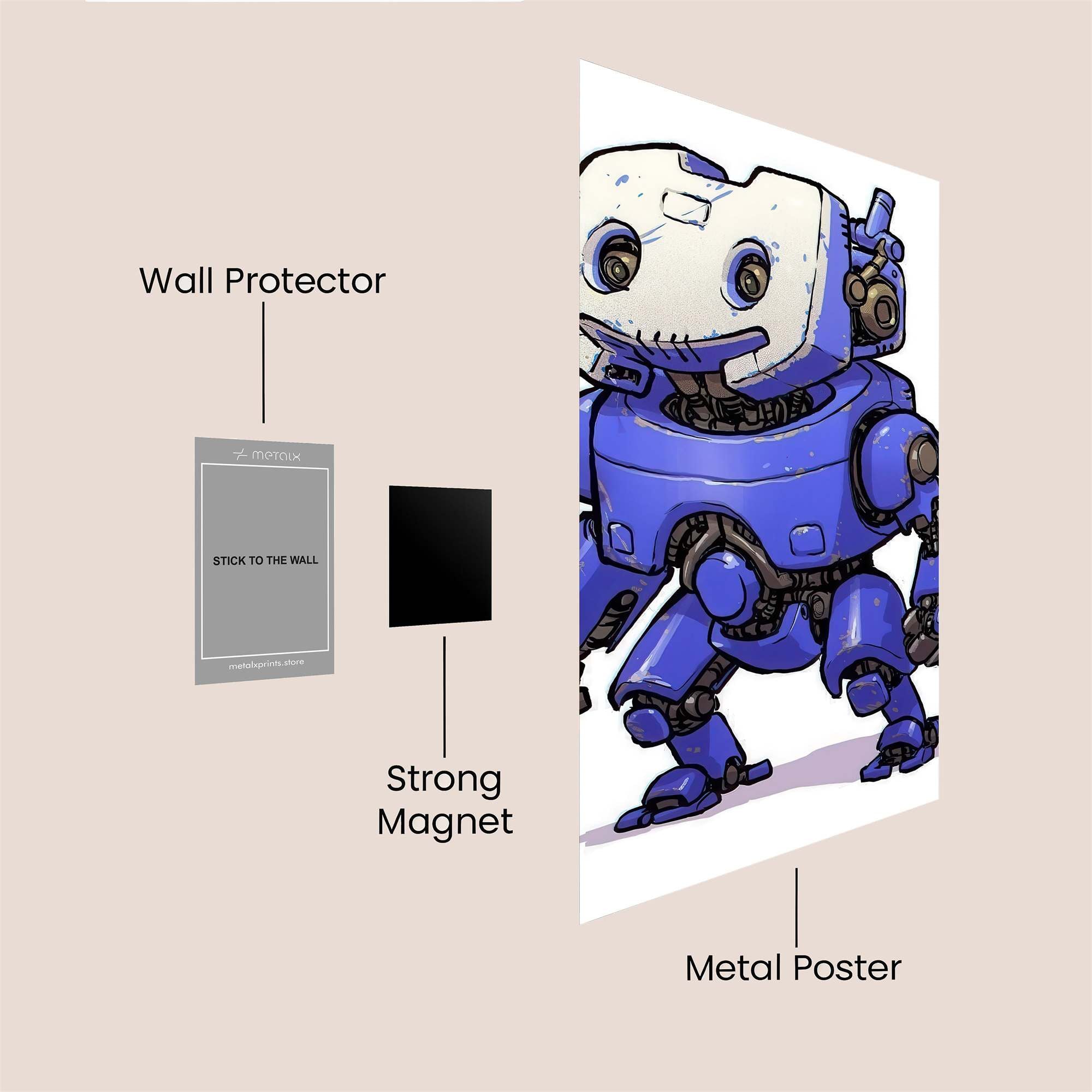 Bot Bliss Safe Wall Magnetic / M