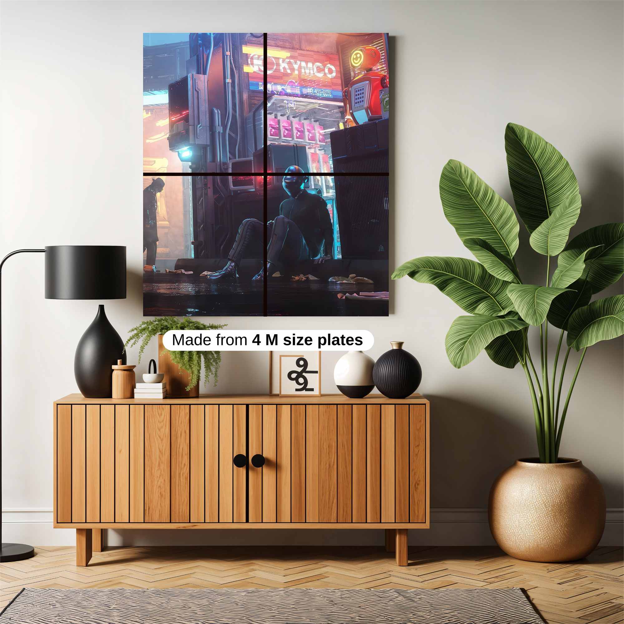 Neon Desolation Safe Wall Magnetic / M