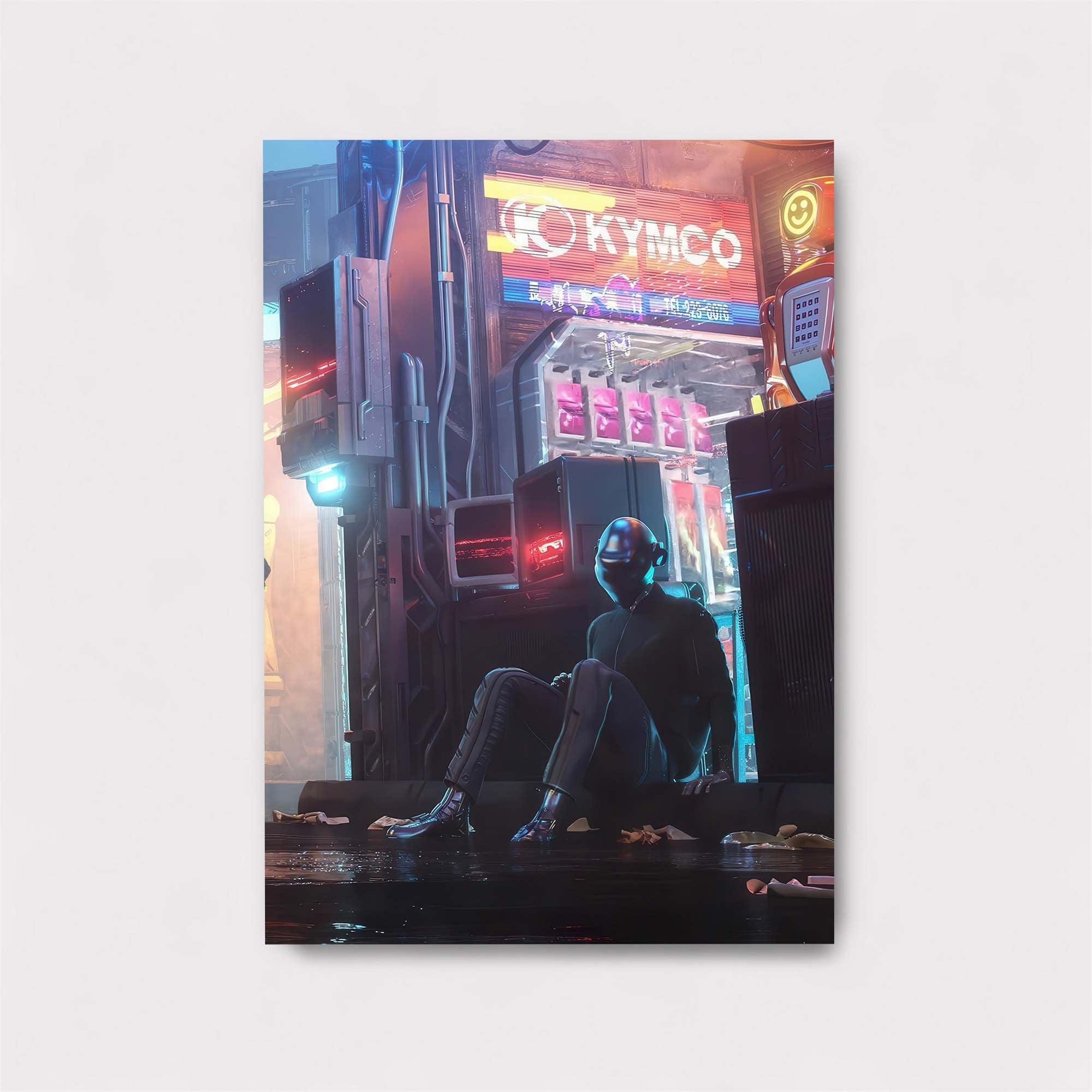 Neon Desolation Safe Wall Magnetic / M