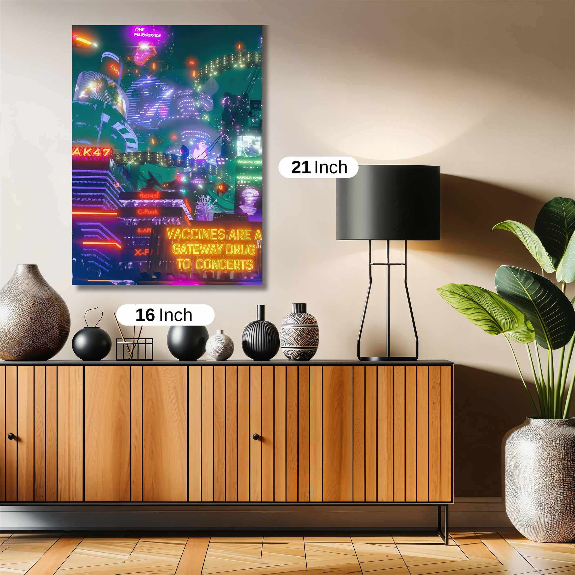 Neon Reverie Safe Wall Magnetic / M