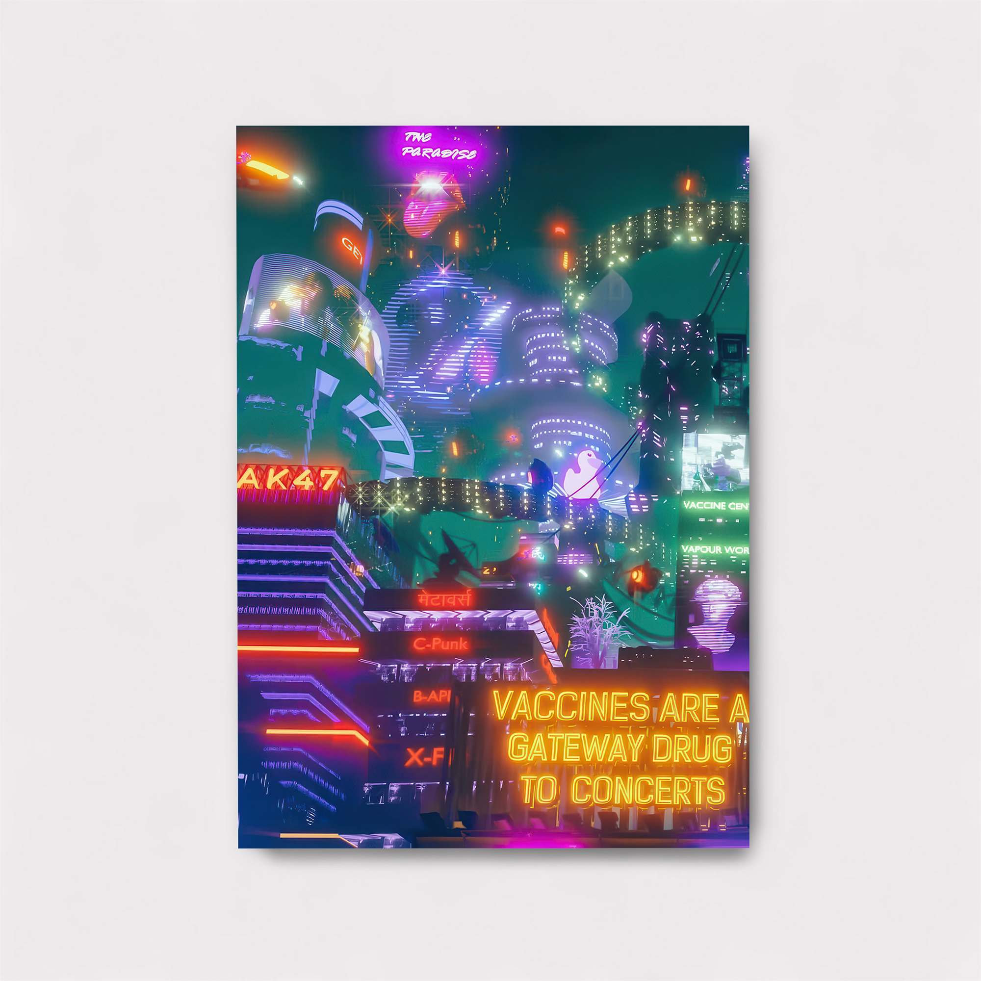 Neon Reverie Safe Wall Magnetic / M