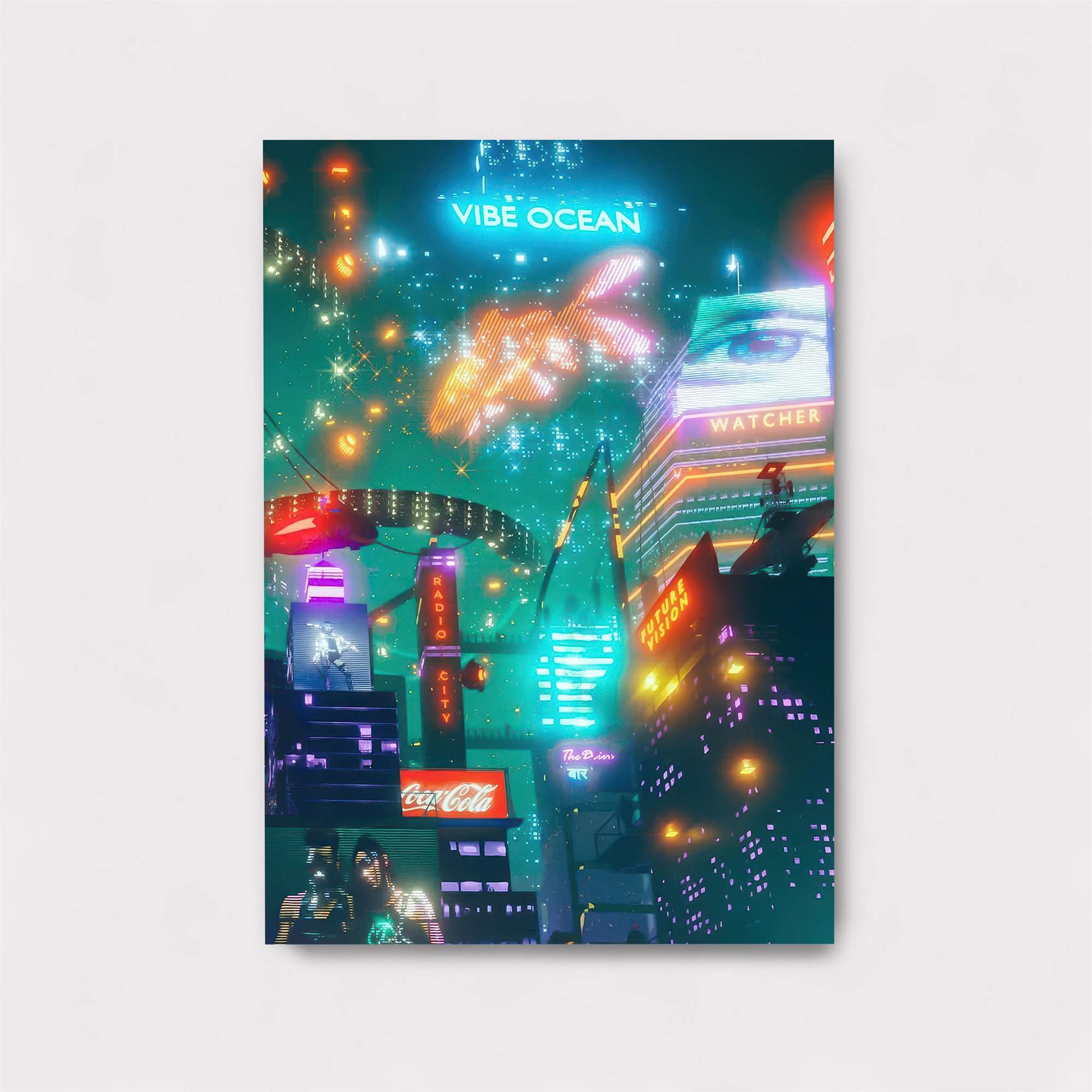 Vibe Illumination Safe Wall Magnetic / M