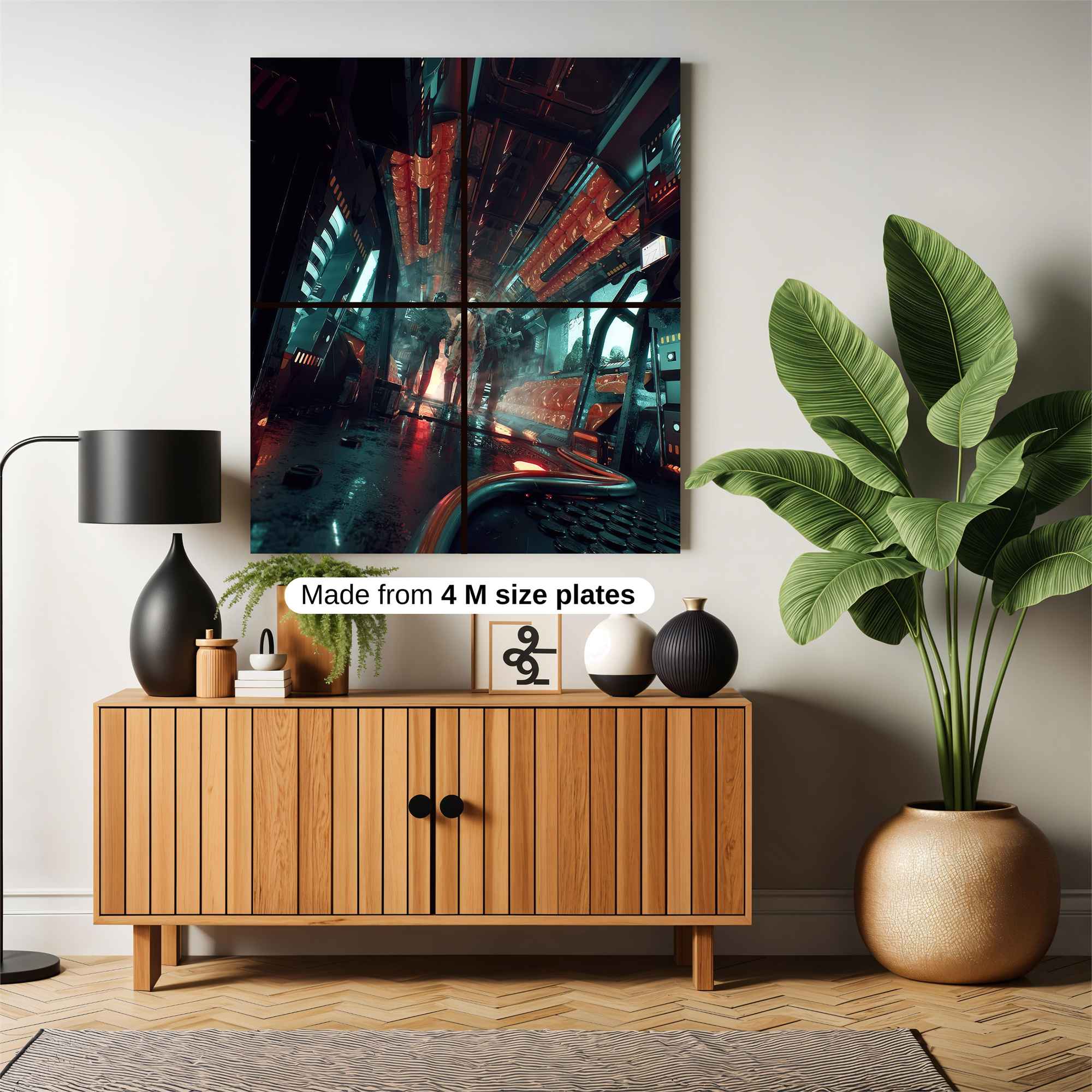 Futuristic Reverie Safe Wall Magnetic / M