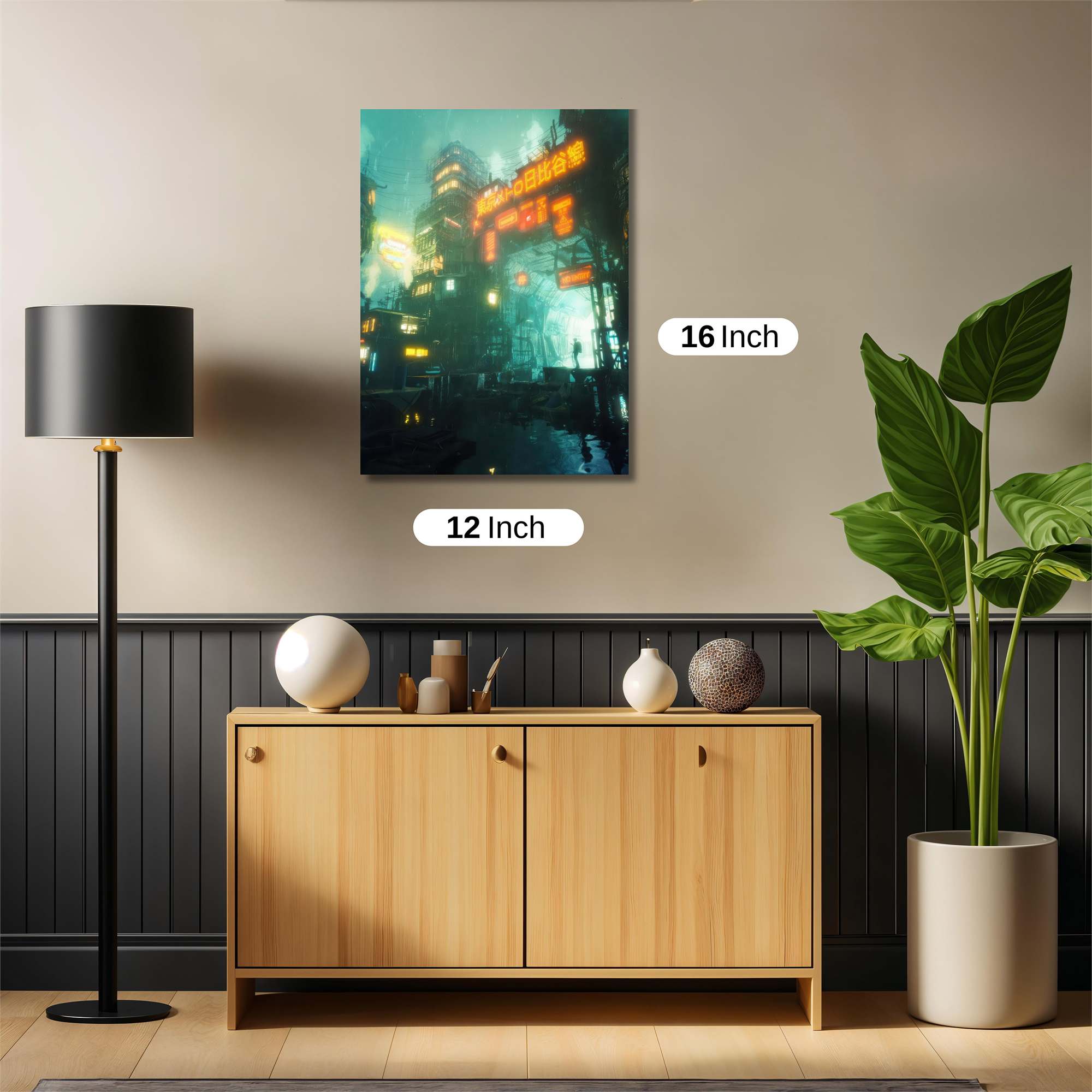 Neon Serenity Safe Wall Magnetic / M