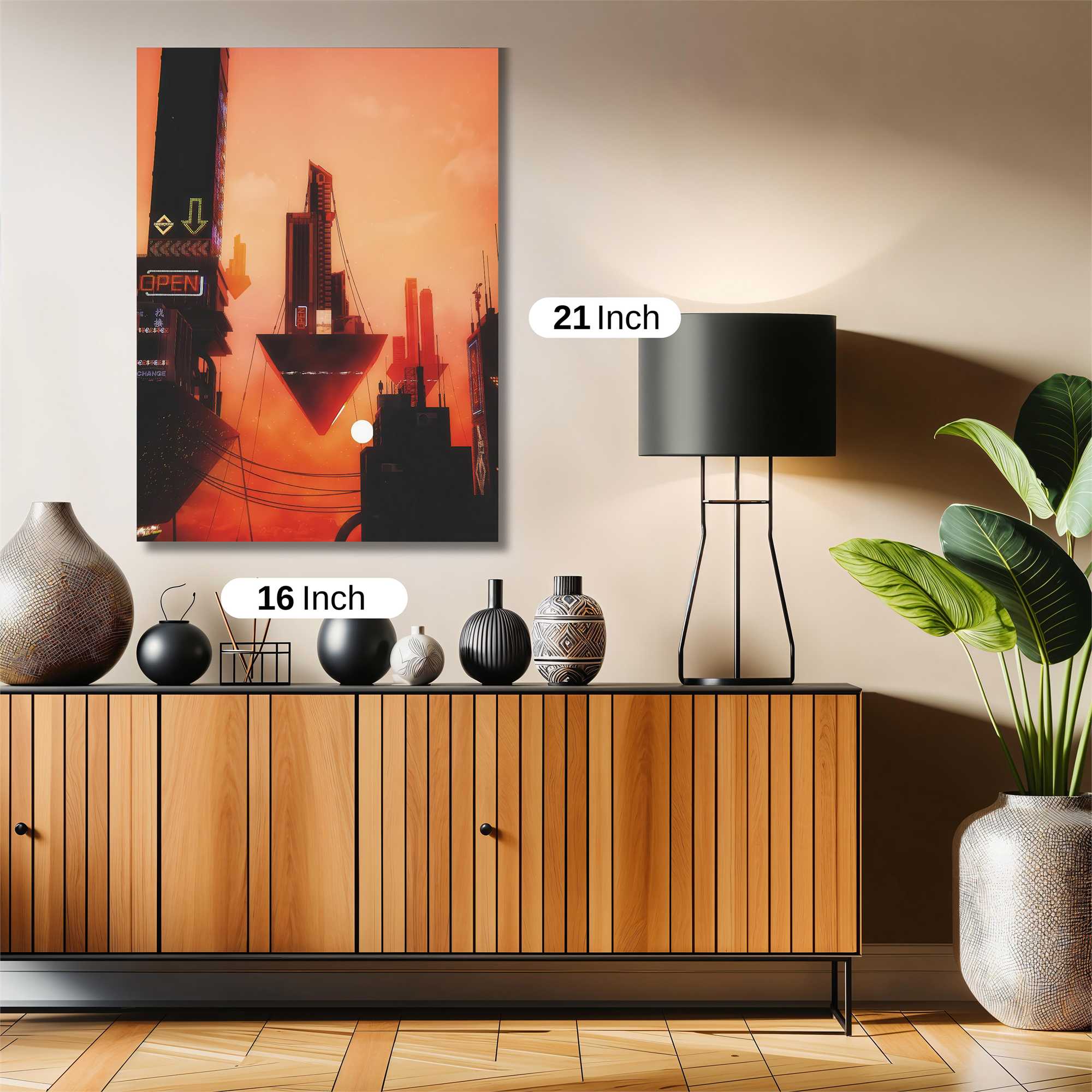 Futuristic Descent Safe Wall Magnetic / M