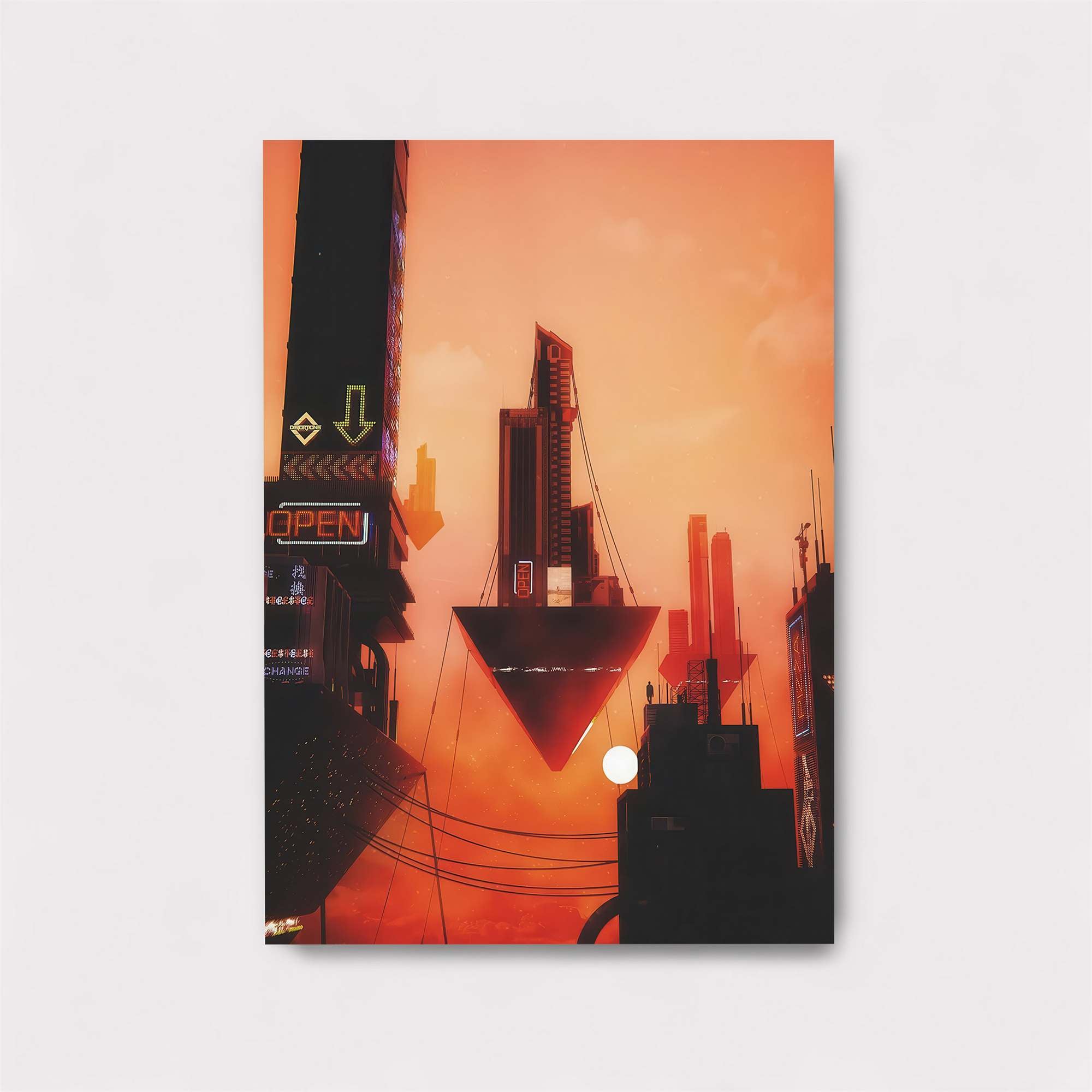 Futuristic Descent Safe Wall Magnetic / M