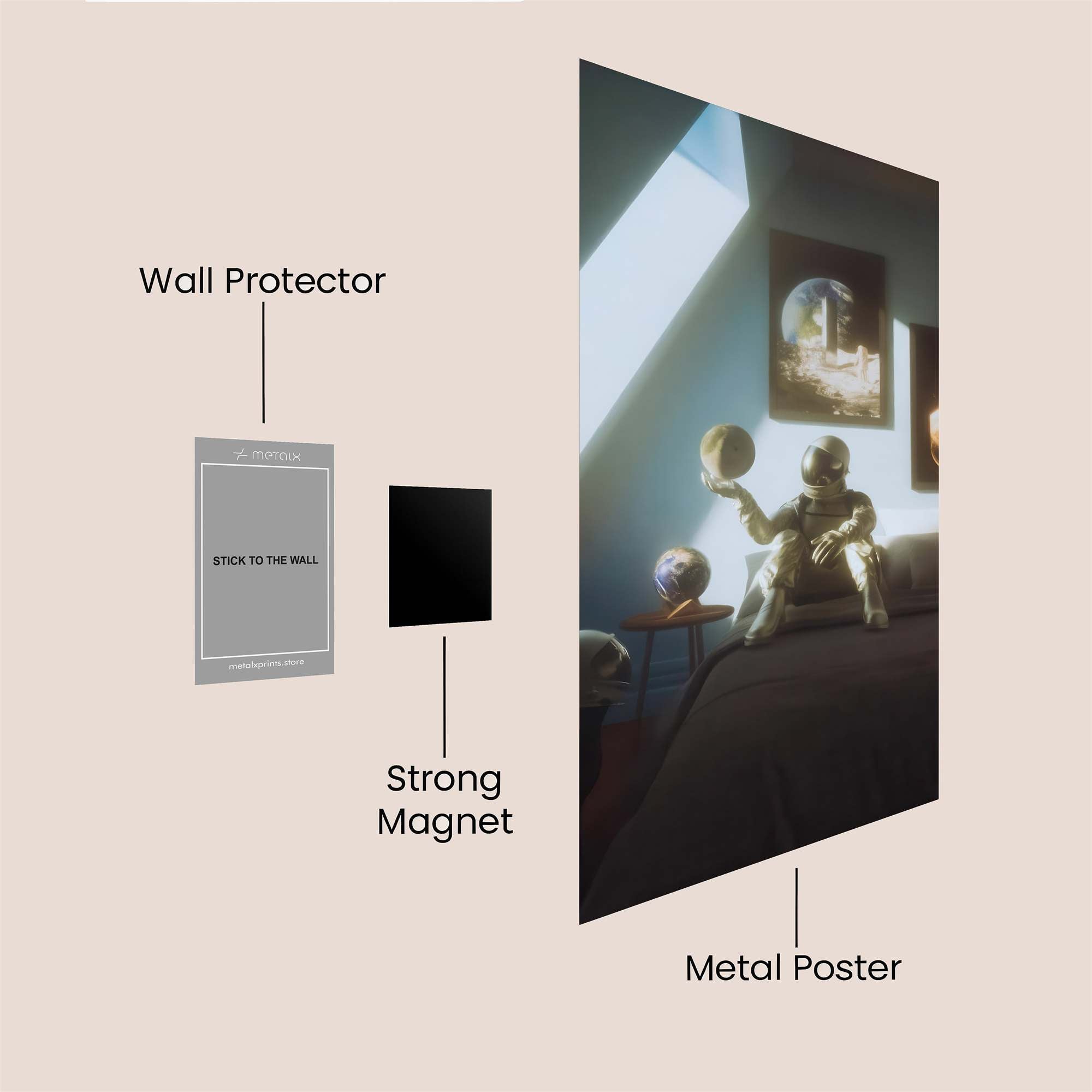 Cosmic Daydream Safe Wall Magnetic / M