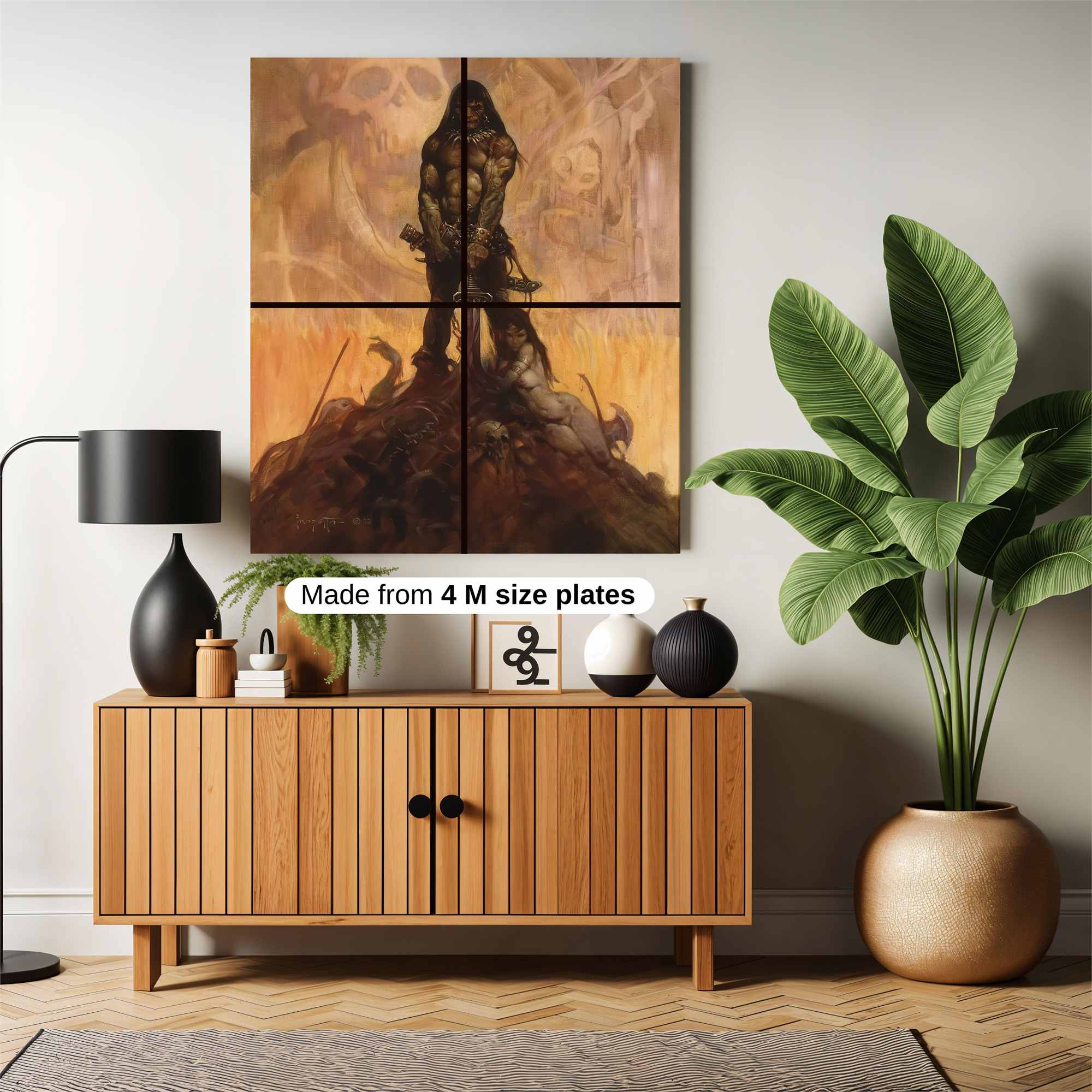 Barbarian Majesty Safe Wall Magnetic / M