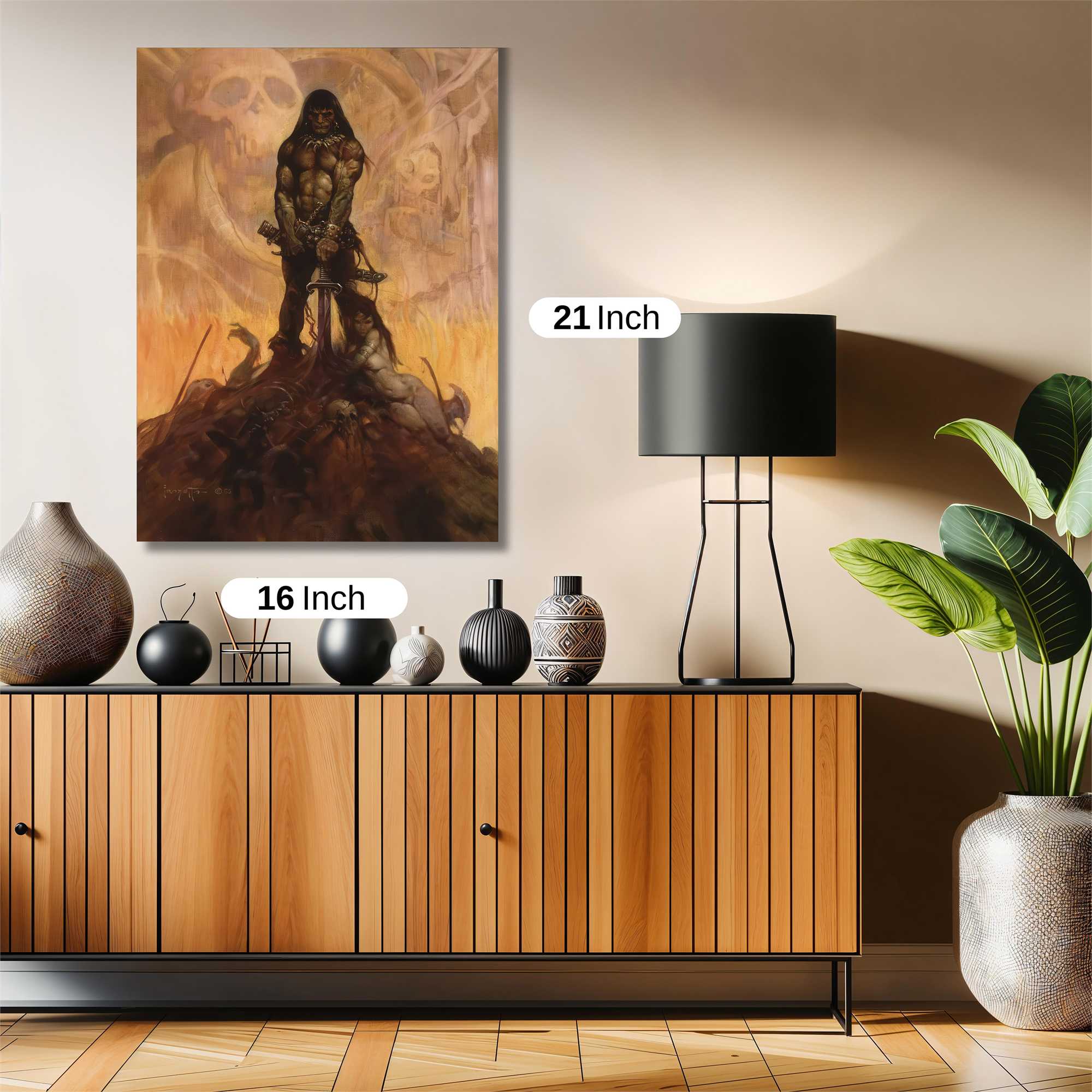 Barbarian Majesty Safe Wall Magnetic / M