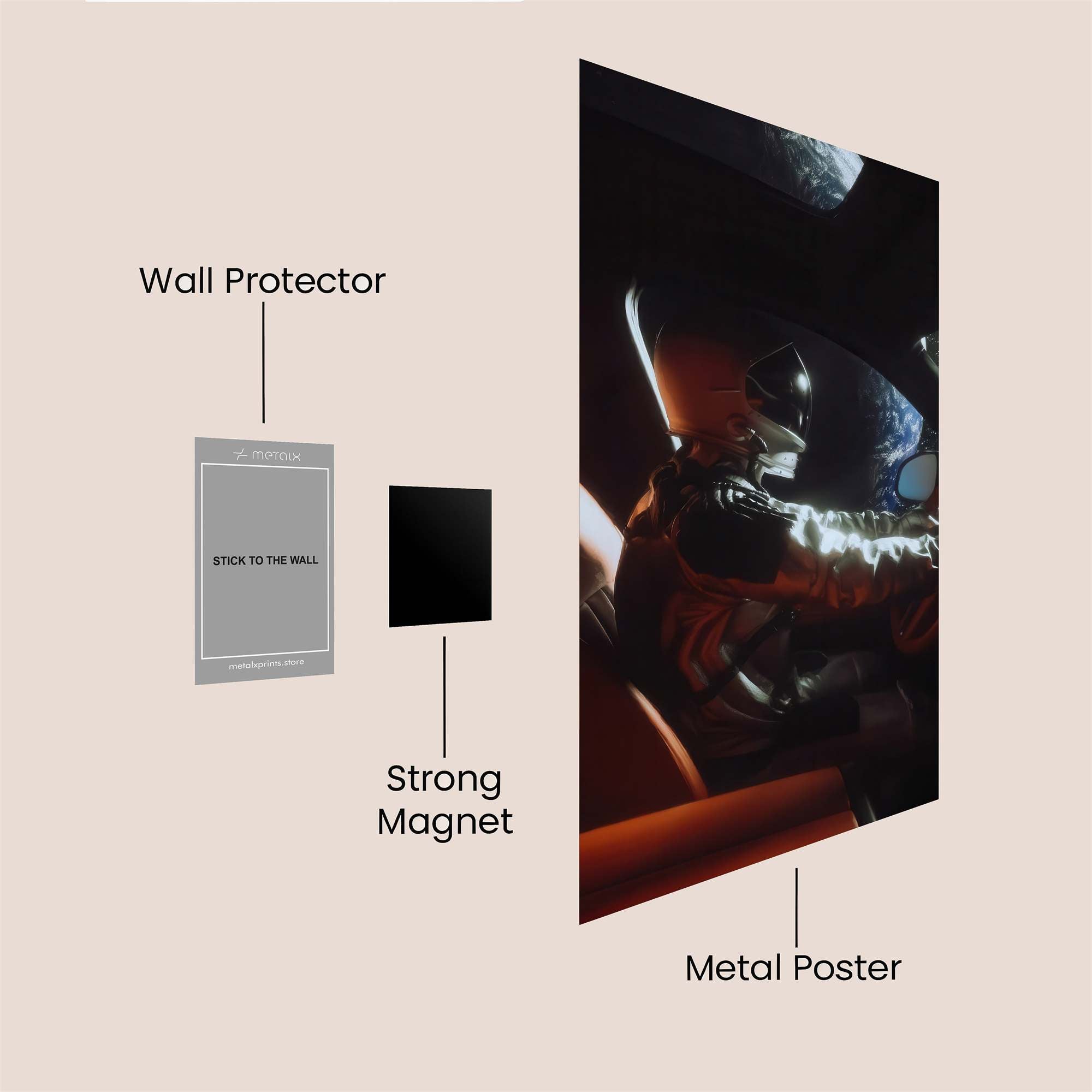 Cosmic Journey Safe Wall Magnetic / M